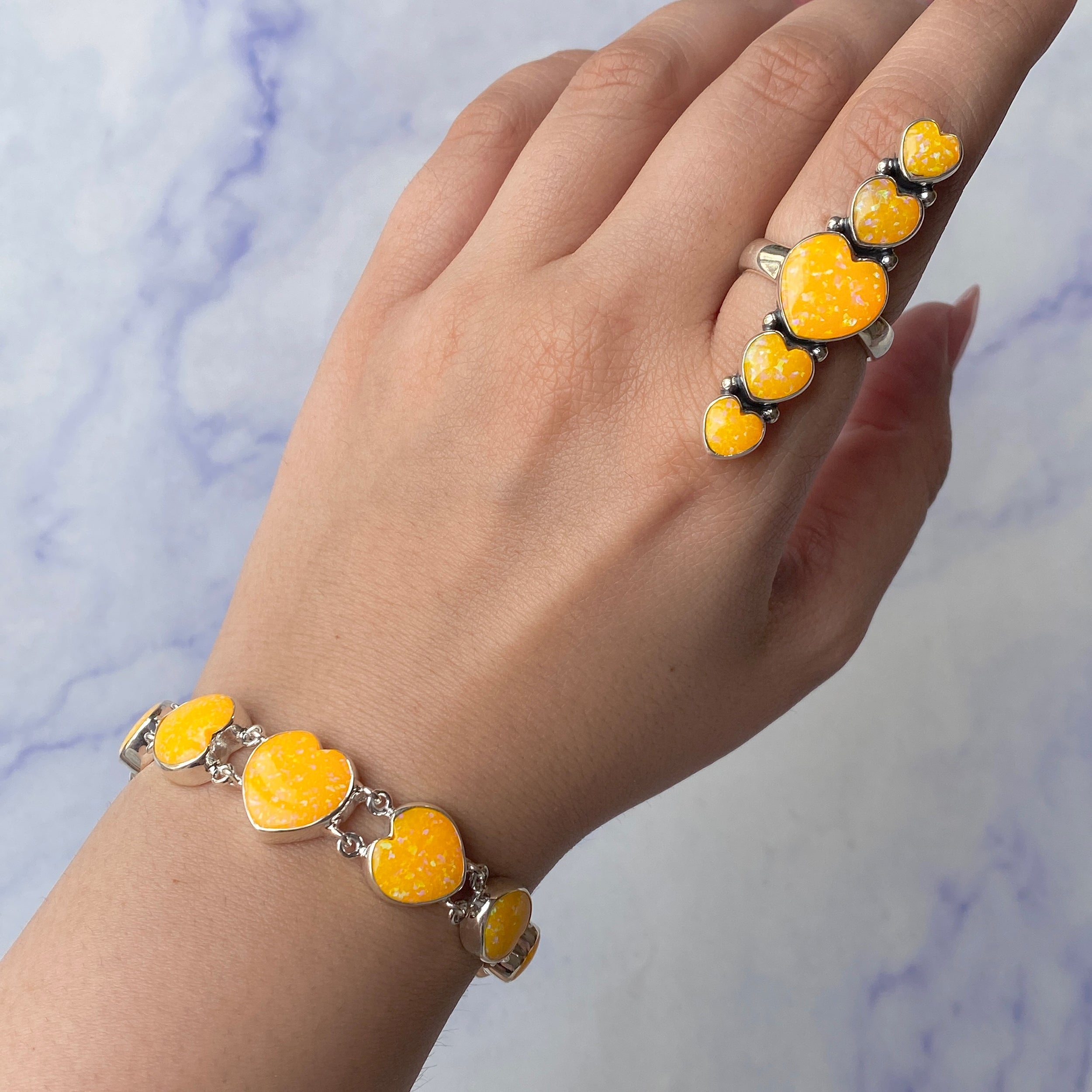 Aura Opal Jewelry Set-(AOP-ST-7.)