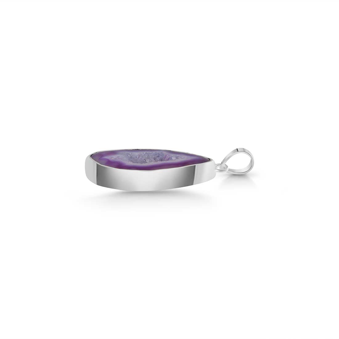 Purple Agate Pendant-(APU-P-15.)