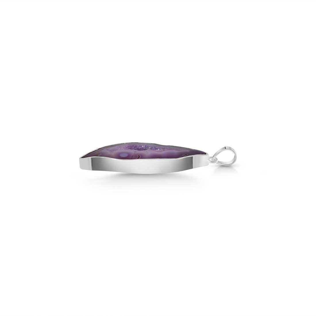 Purple Agate Pendant-(APU-P-31.)