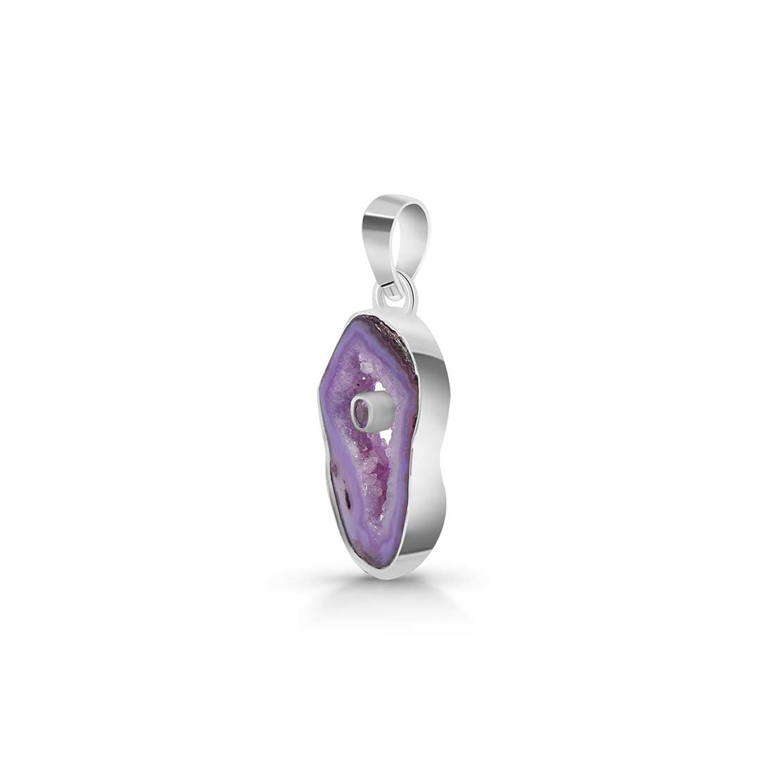 Purple Agate Pendant-(APU-P-33.)