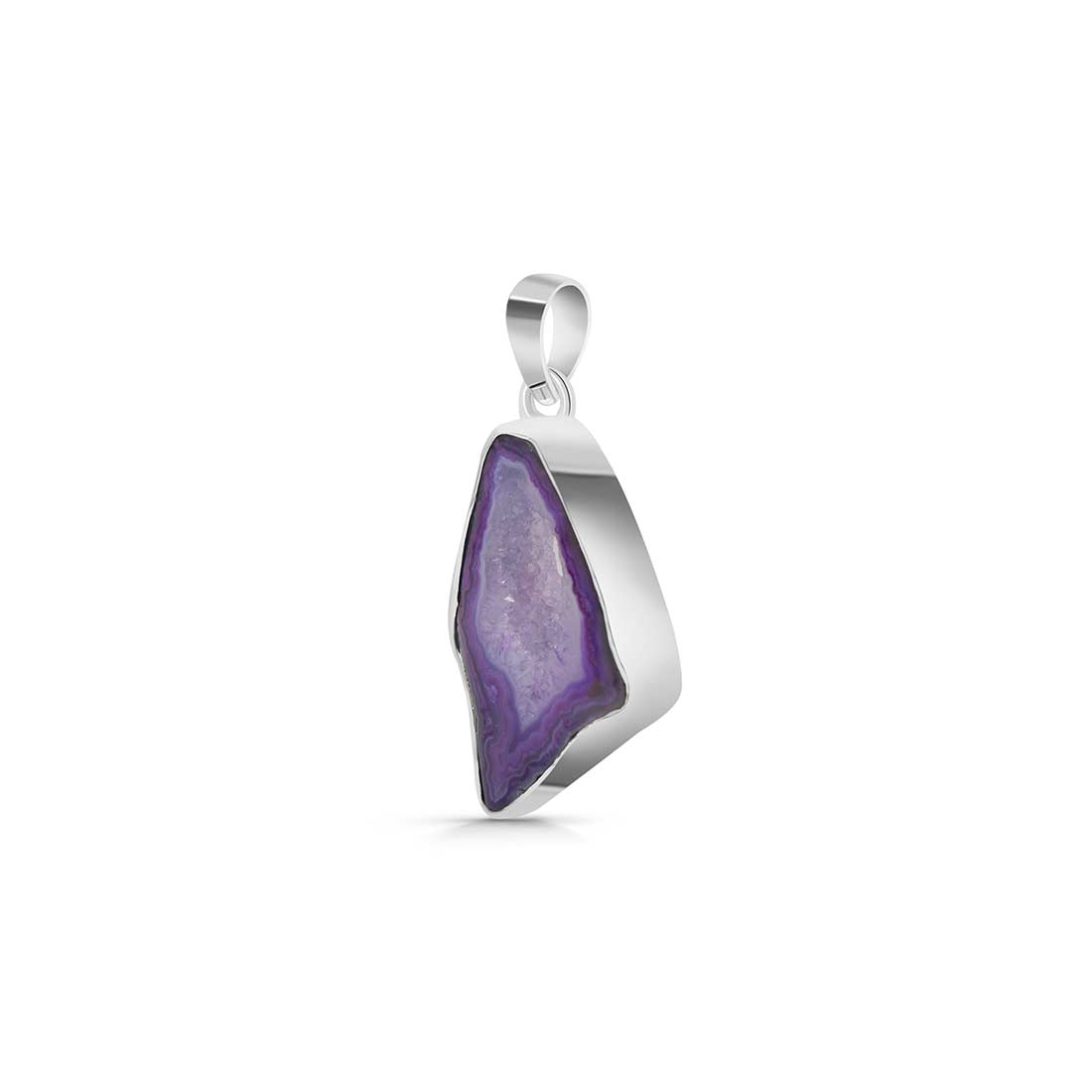 Purple Agate Pendant-(APU-P-39.)