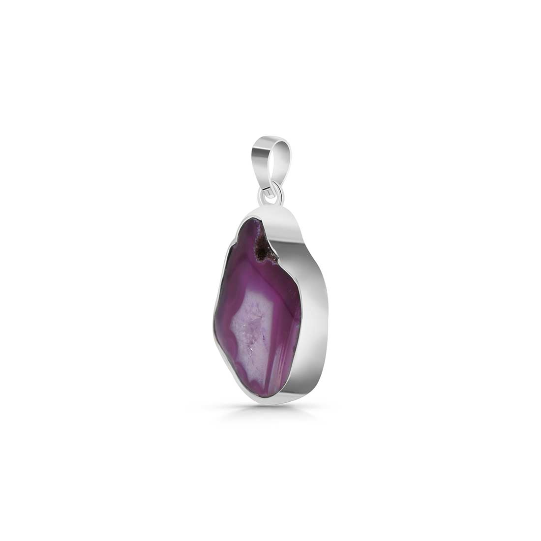 Purple Agate Pendant-(APU-P-40.)