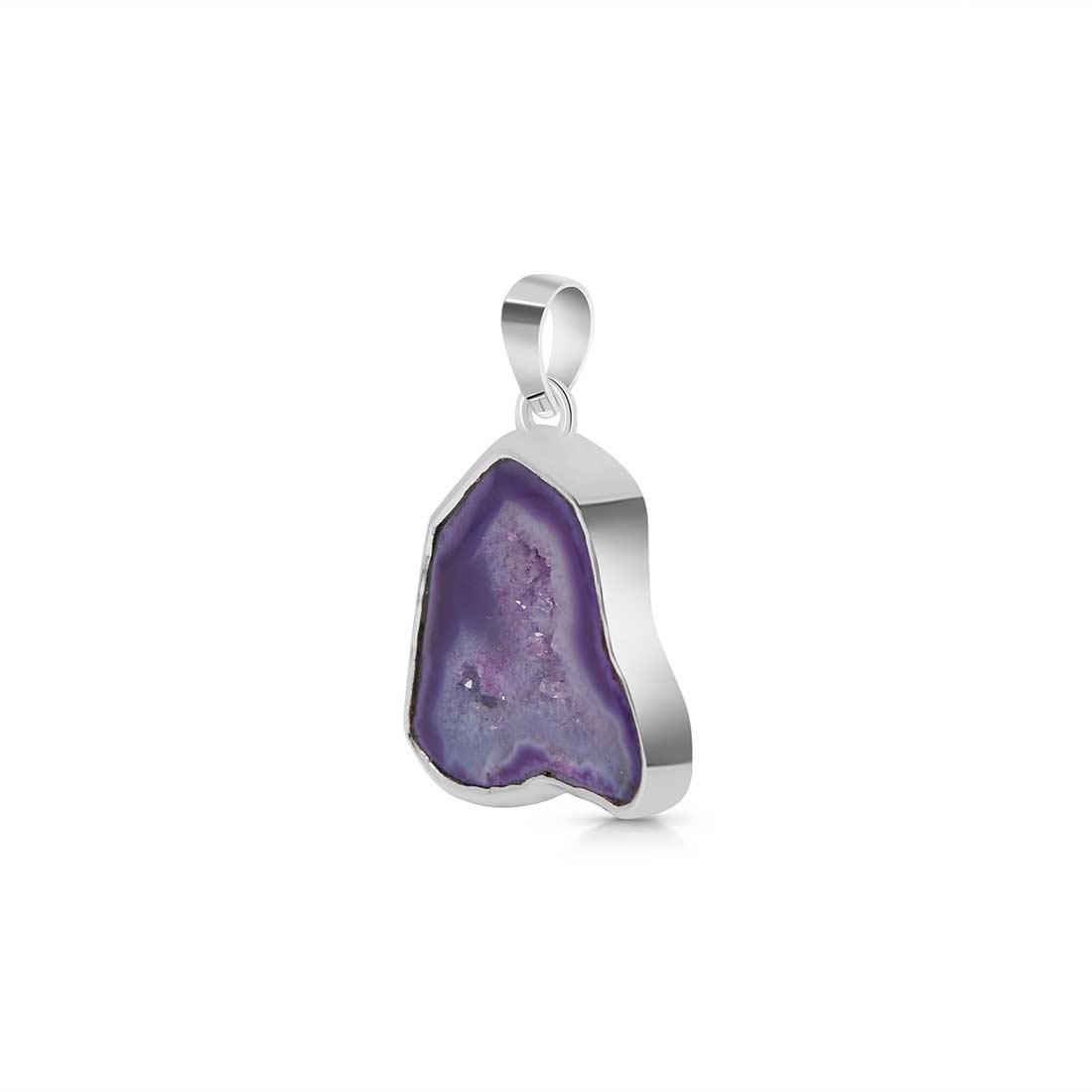 Purple Agate Pendant-(APU-P-41.)
