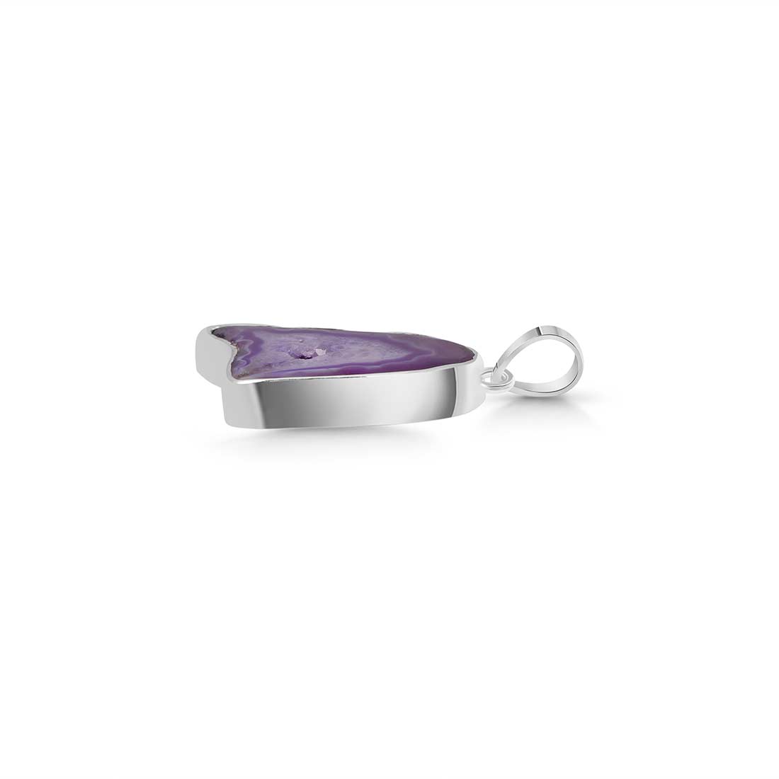 Purple Agate Pendant-(APU-P-43.)