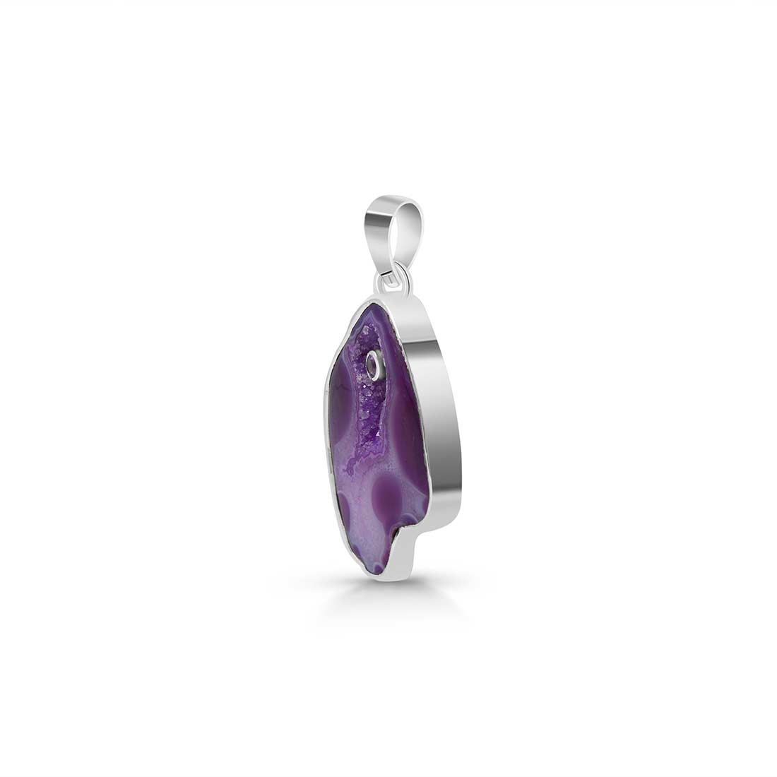 Purple Agate Pendant-(APU-P-44.)