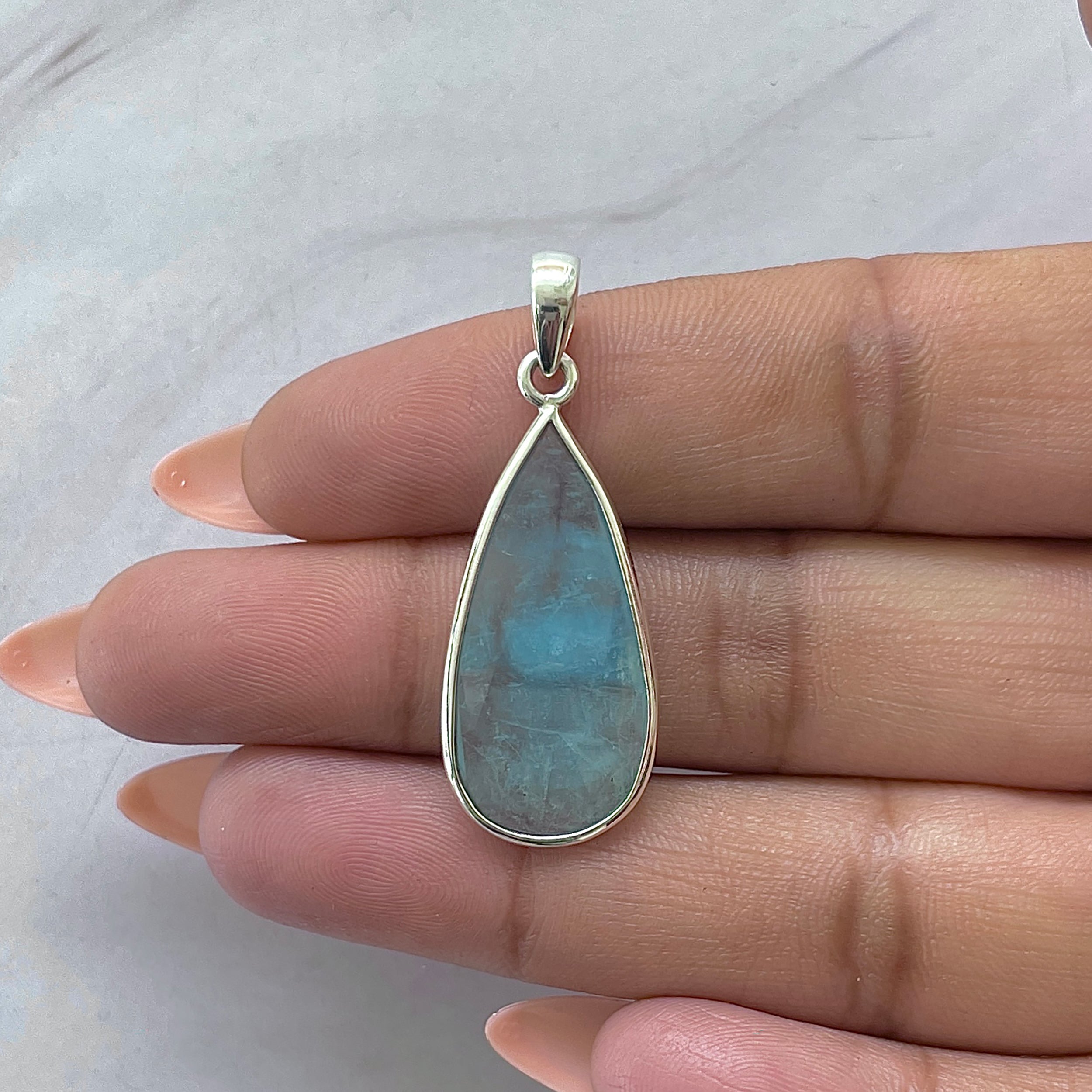 Aquamarine Pendant-(AQM-P-43.)