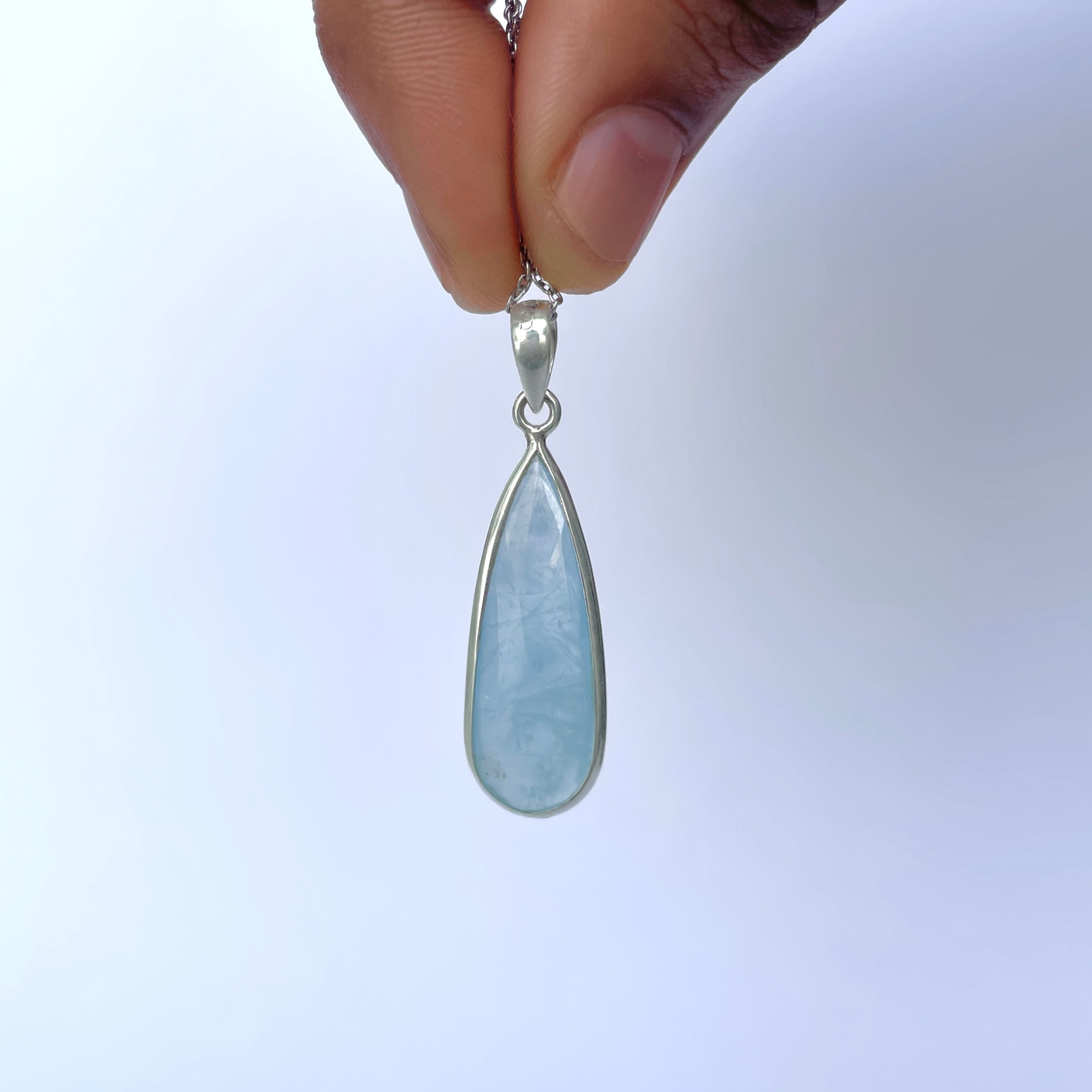 Aquamarine Pendant-(AQM-P-46.)