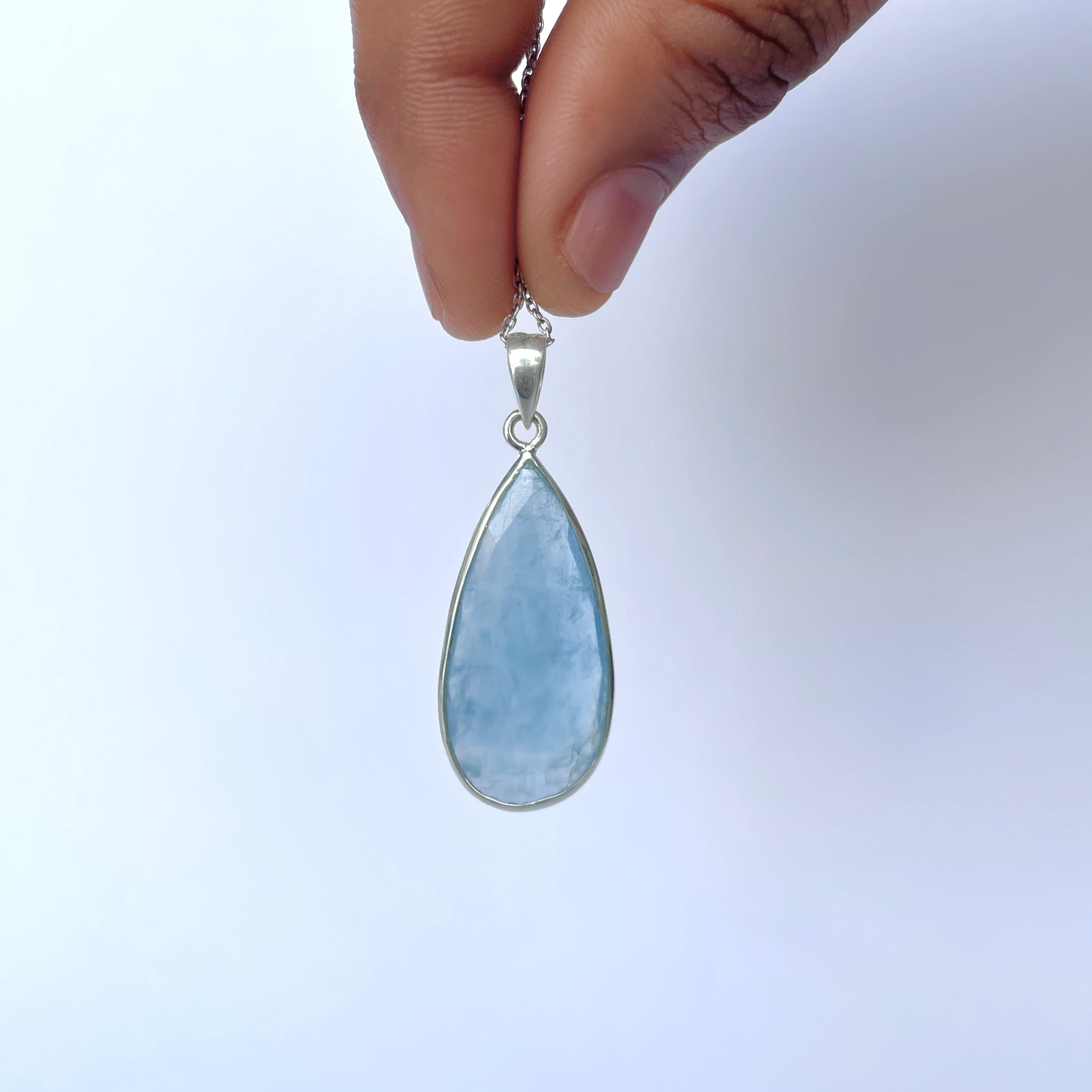 Aquamarine Pendant-(AQM-P-47.)