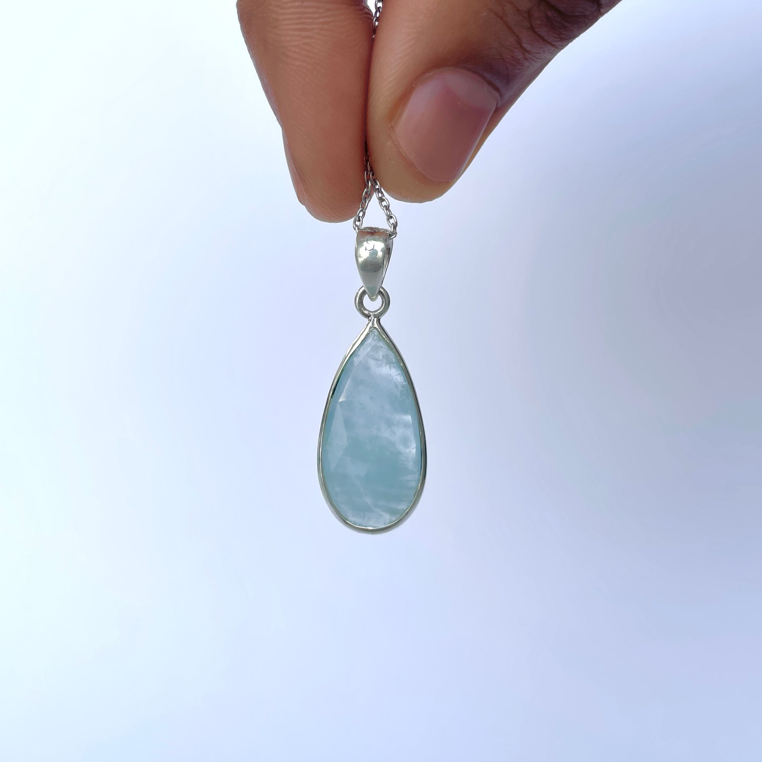 Aquamarine Pendant-(AQM-P-49.)