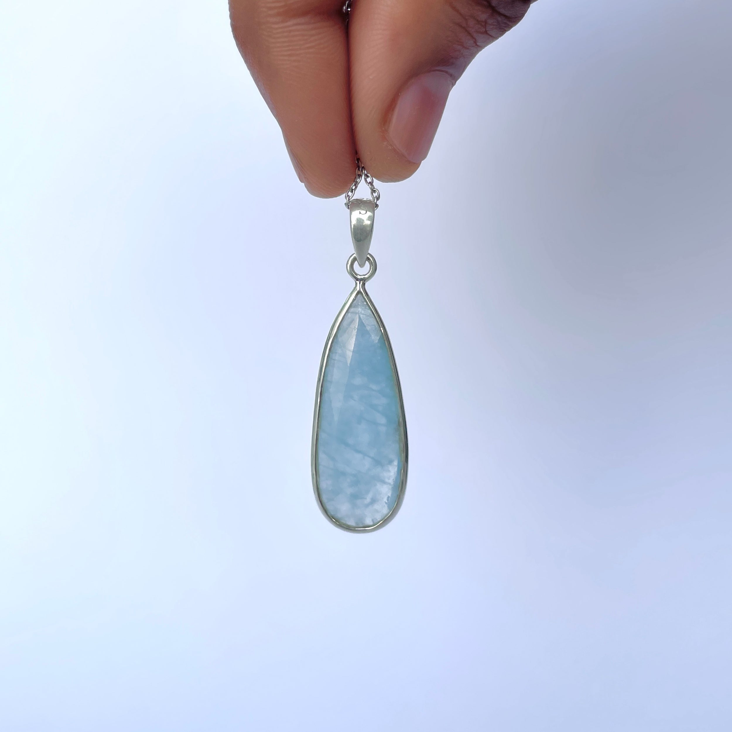 Aquamarine Pendant-(AQM-P-51.)