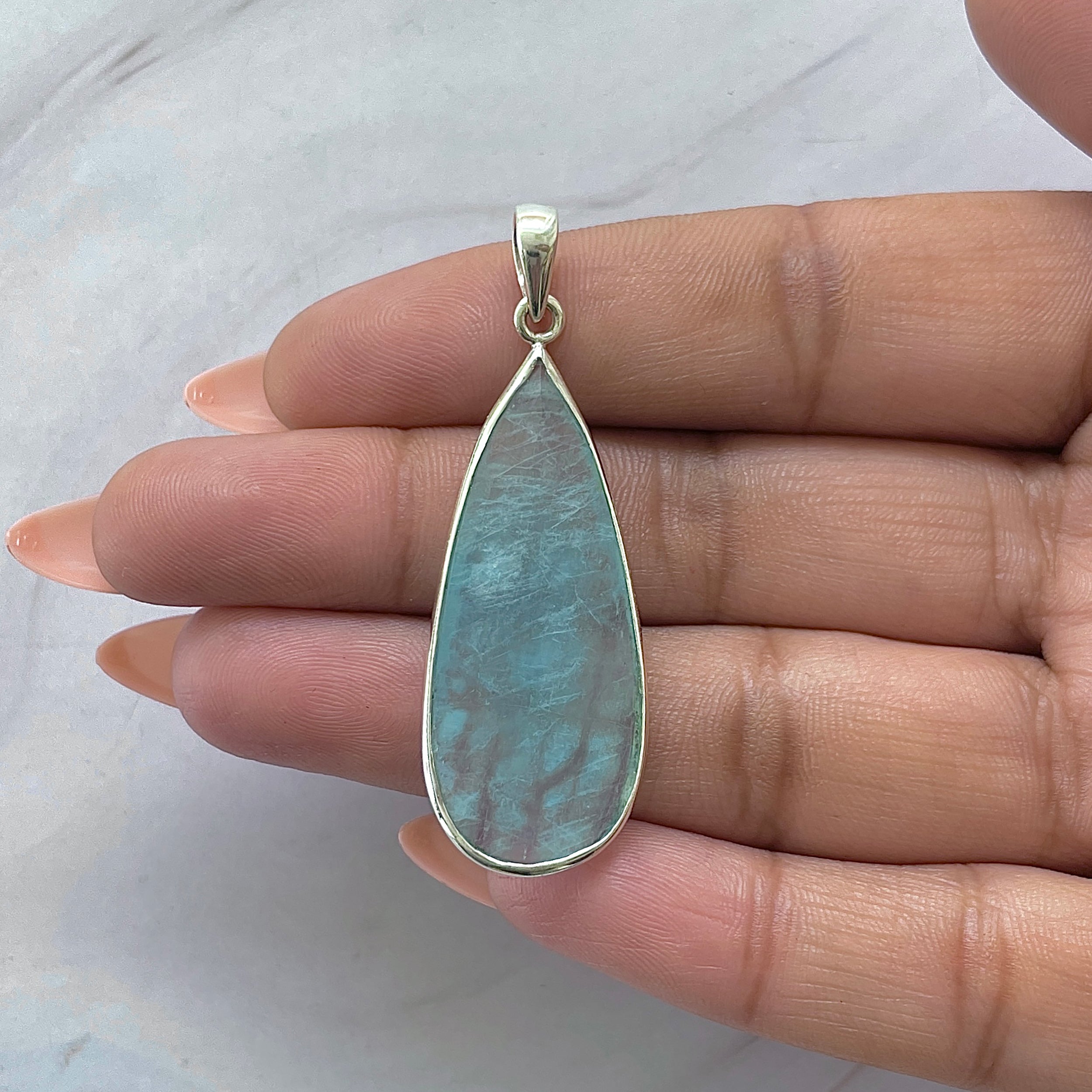 Aquamarine Pendant-(AQM-P-52.)