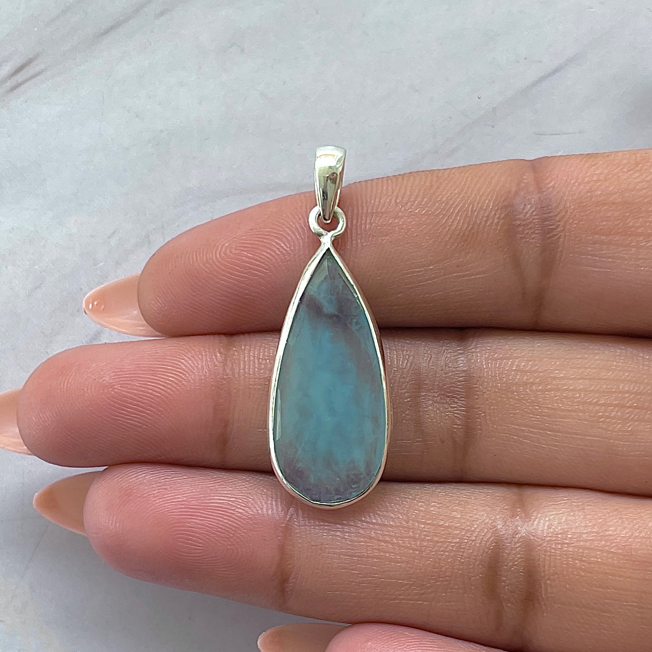 Aquamarine Pendant-(AQM-P-53.)