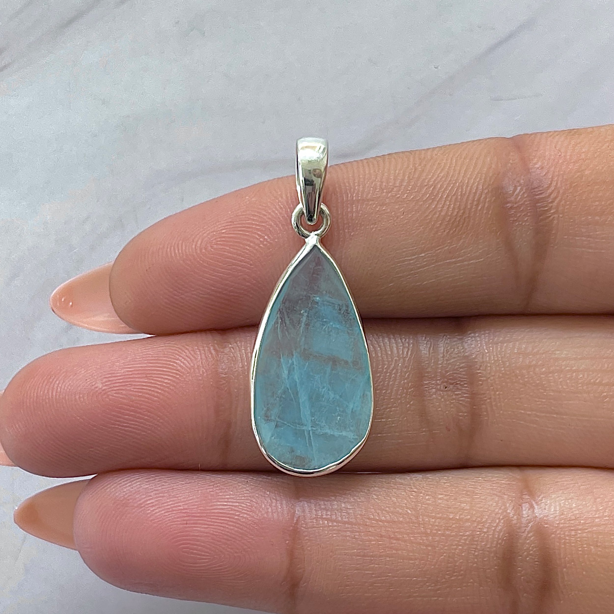 Aquamarine Pendant-(AQM-P-56.)