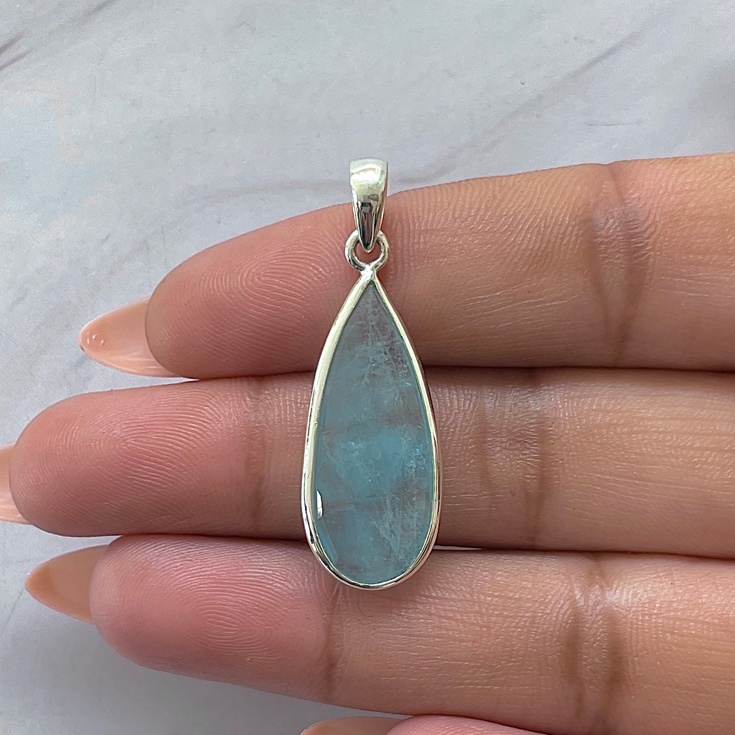 Aquamarine Pendant-(AQM-P-57.)
