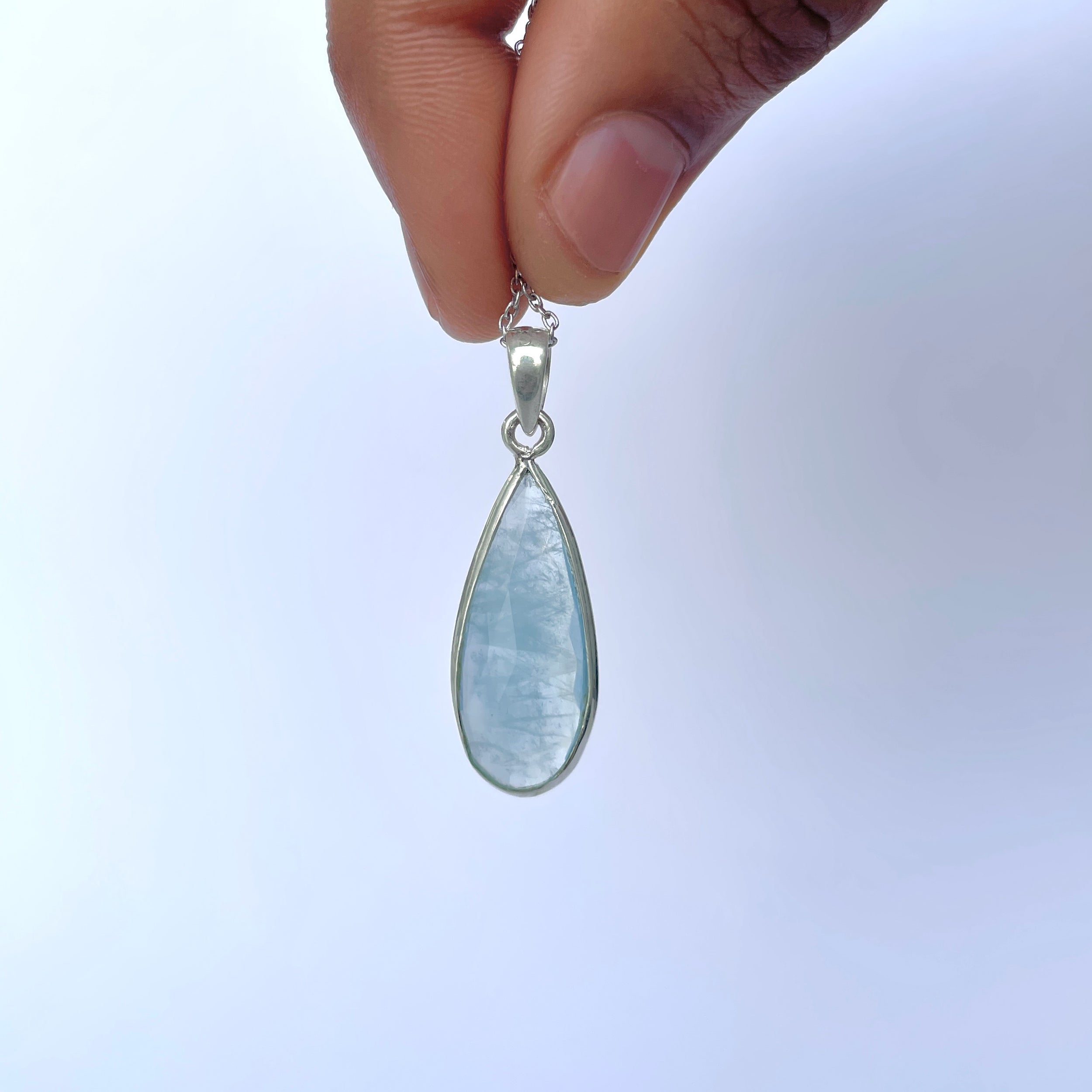 Aquamarine Pendant-(AQM-P-59.)