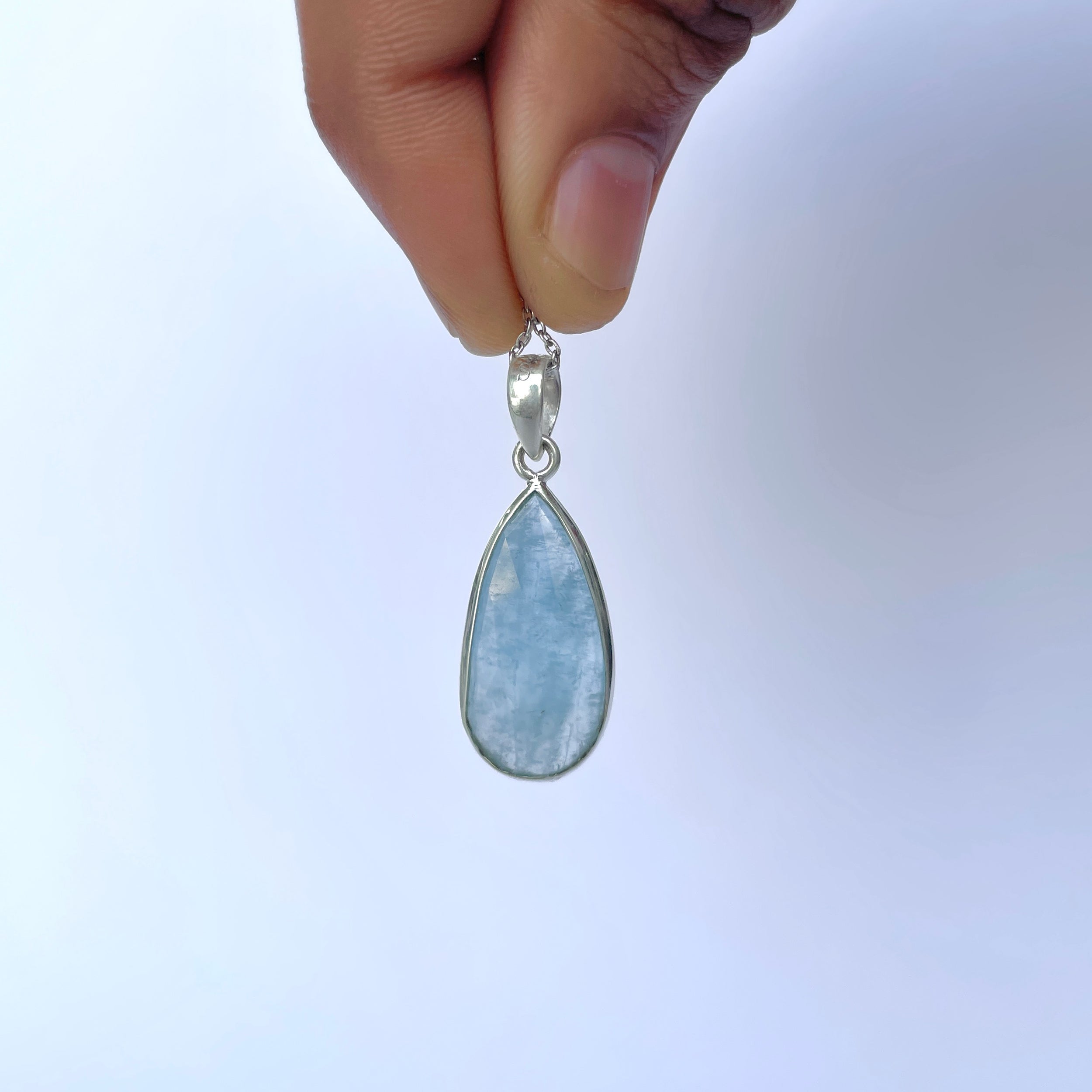 Aquamarine Pendant-(AQM-P-64.)