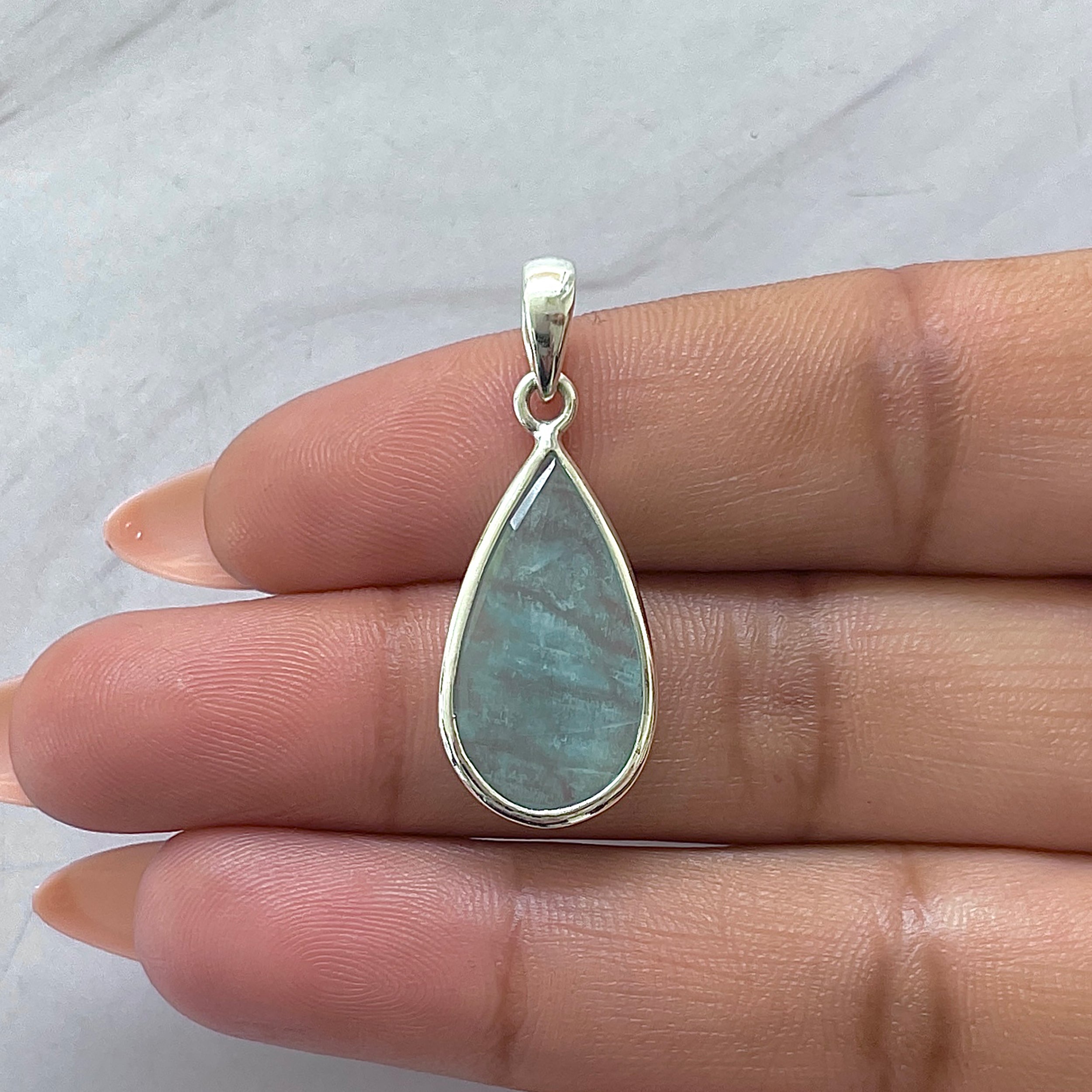 Aquamarine Pendant-(AQM-P-65.)