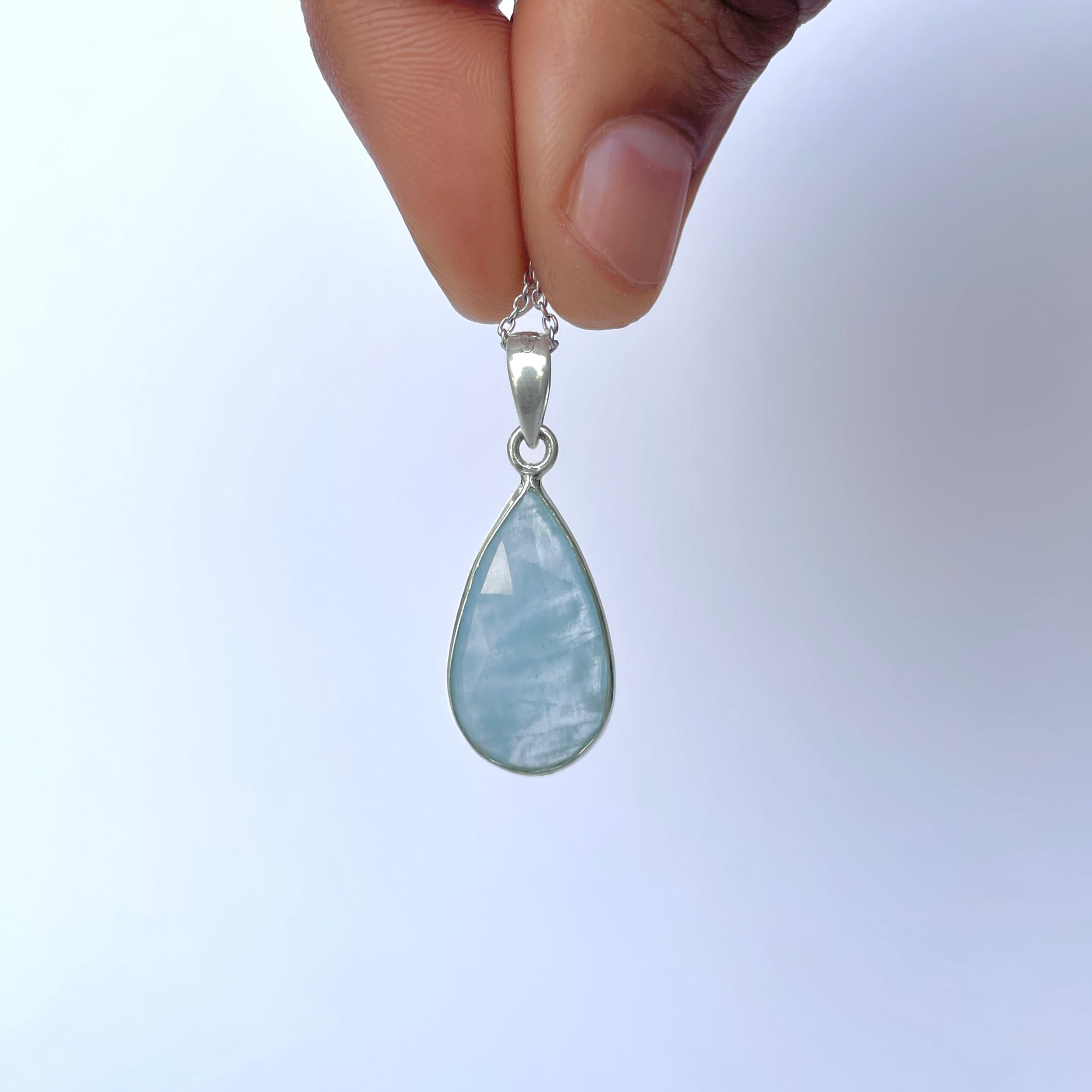 Aquamarine Pendant-(AQM-P-65.)