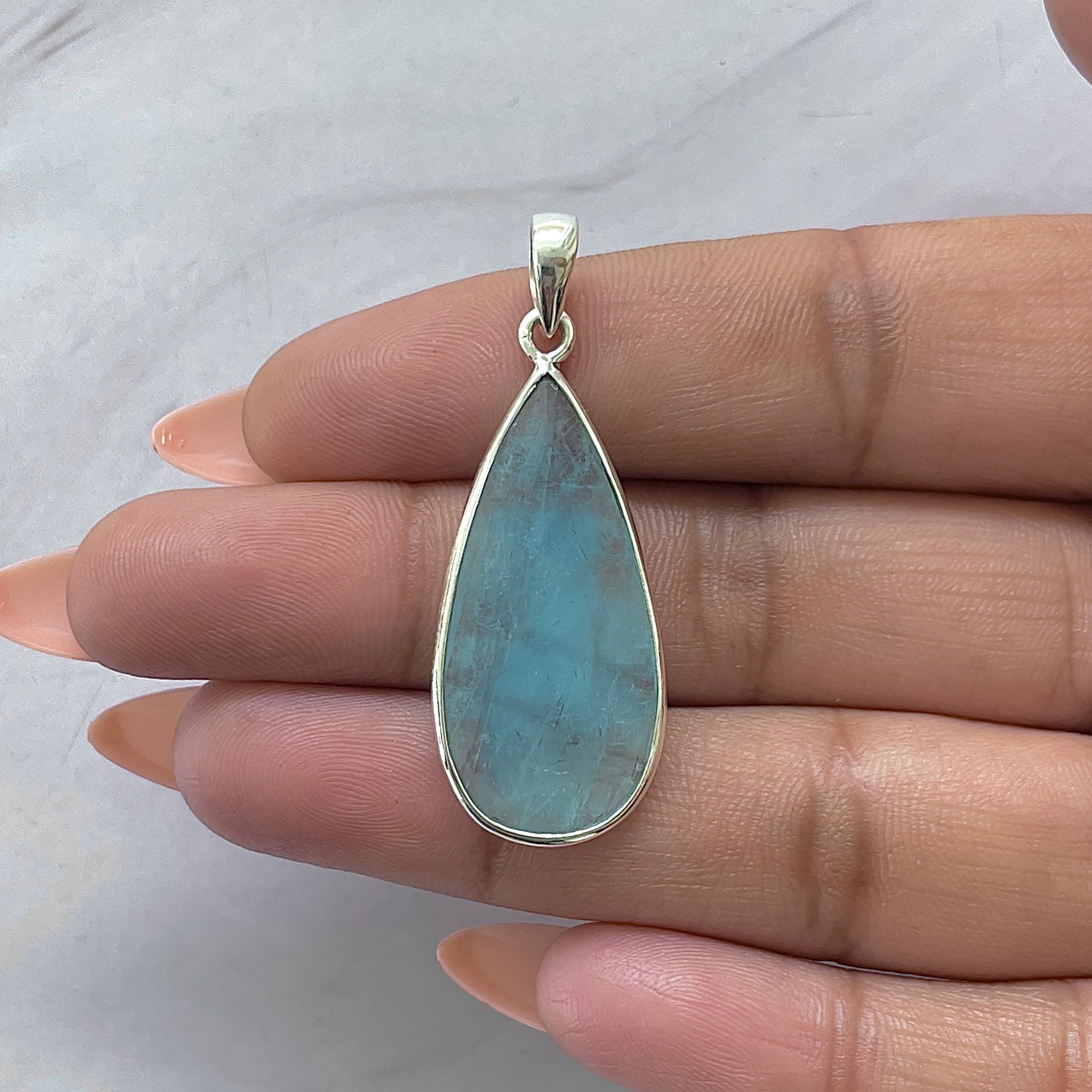 Aquamarine Pendant-(AQM-P-66.)