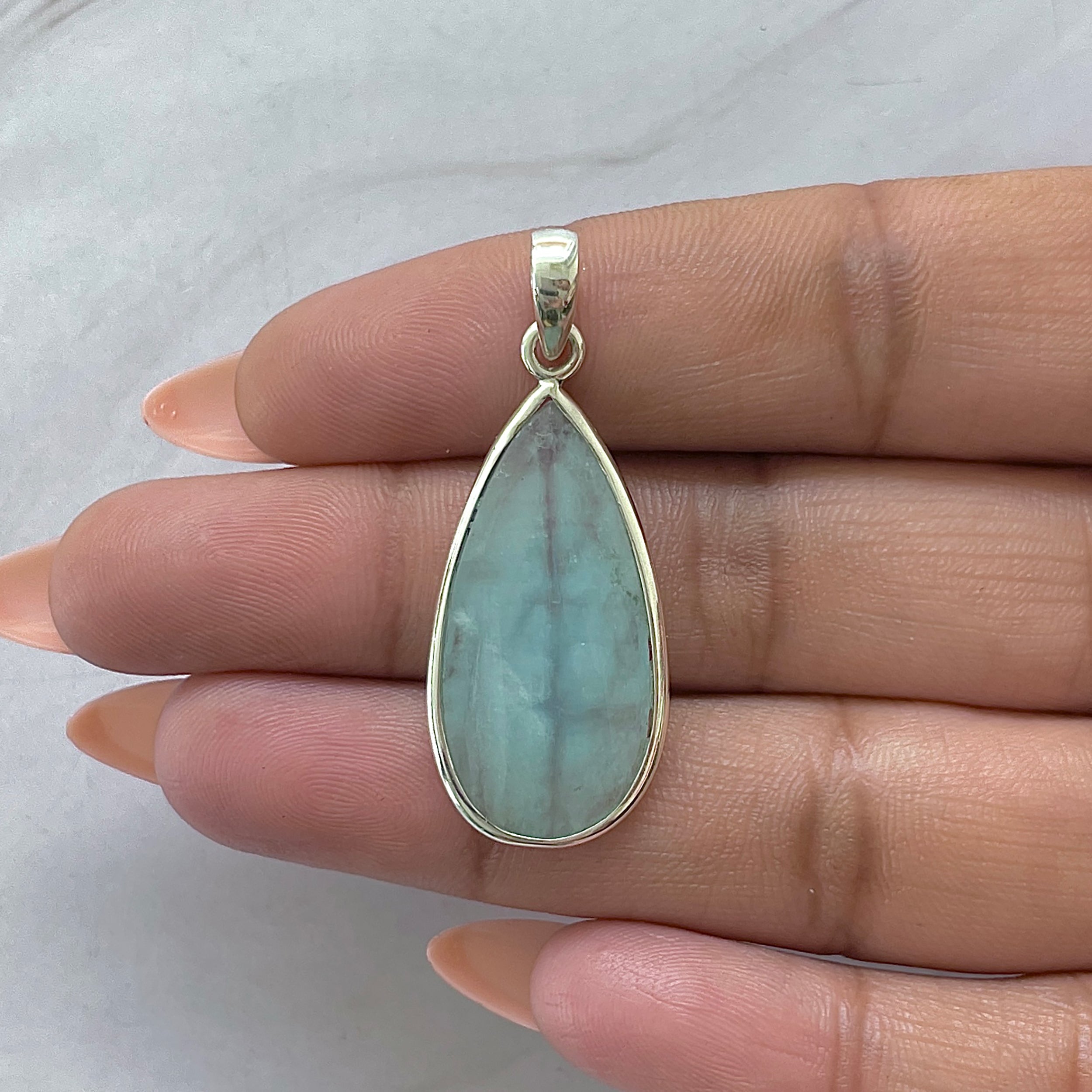 Aquamarine Pendant-(AQM-P-67.)