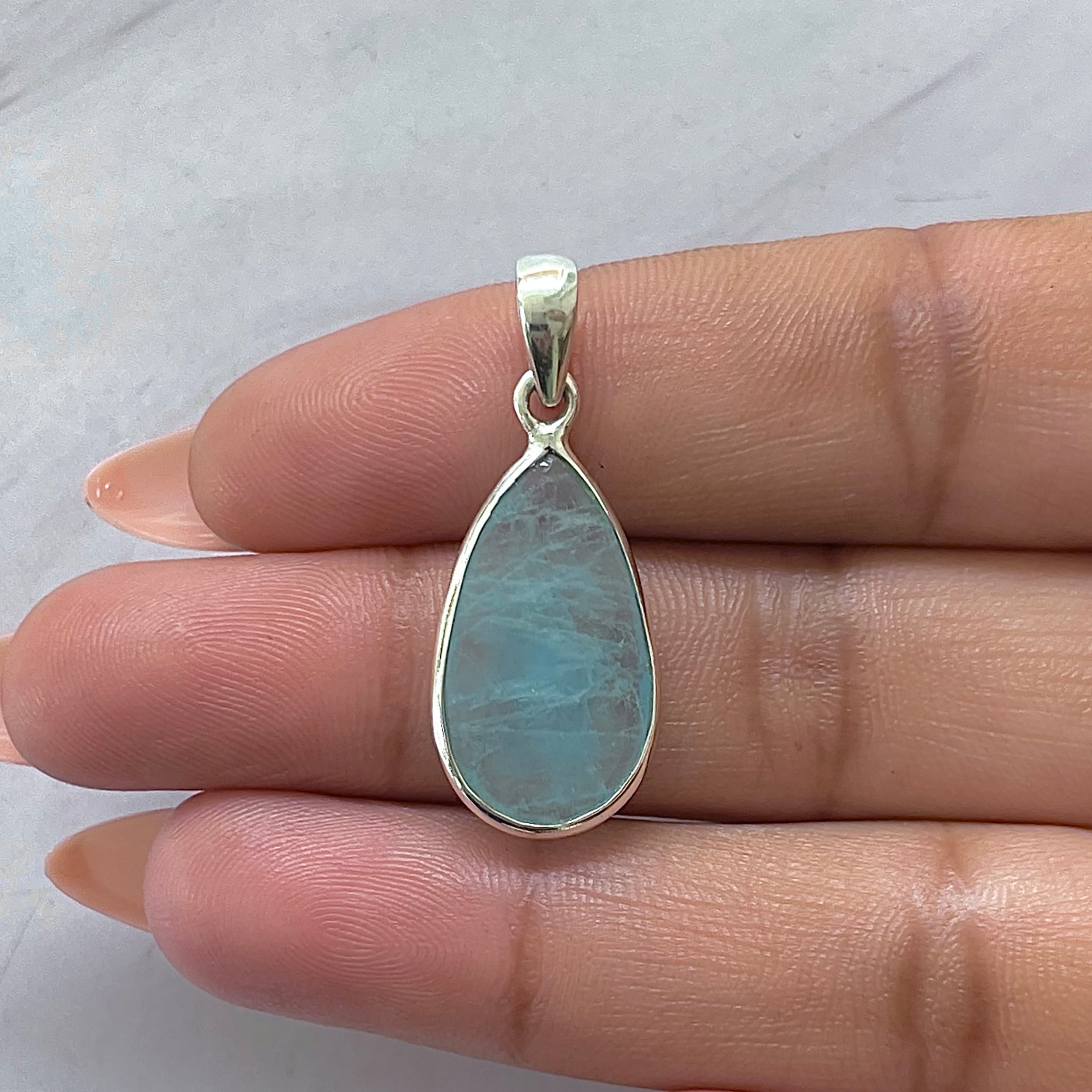 Aquamarine Pendant-(AQM-P-69.)