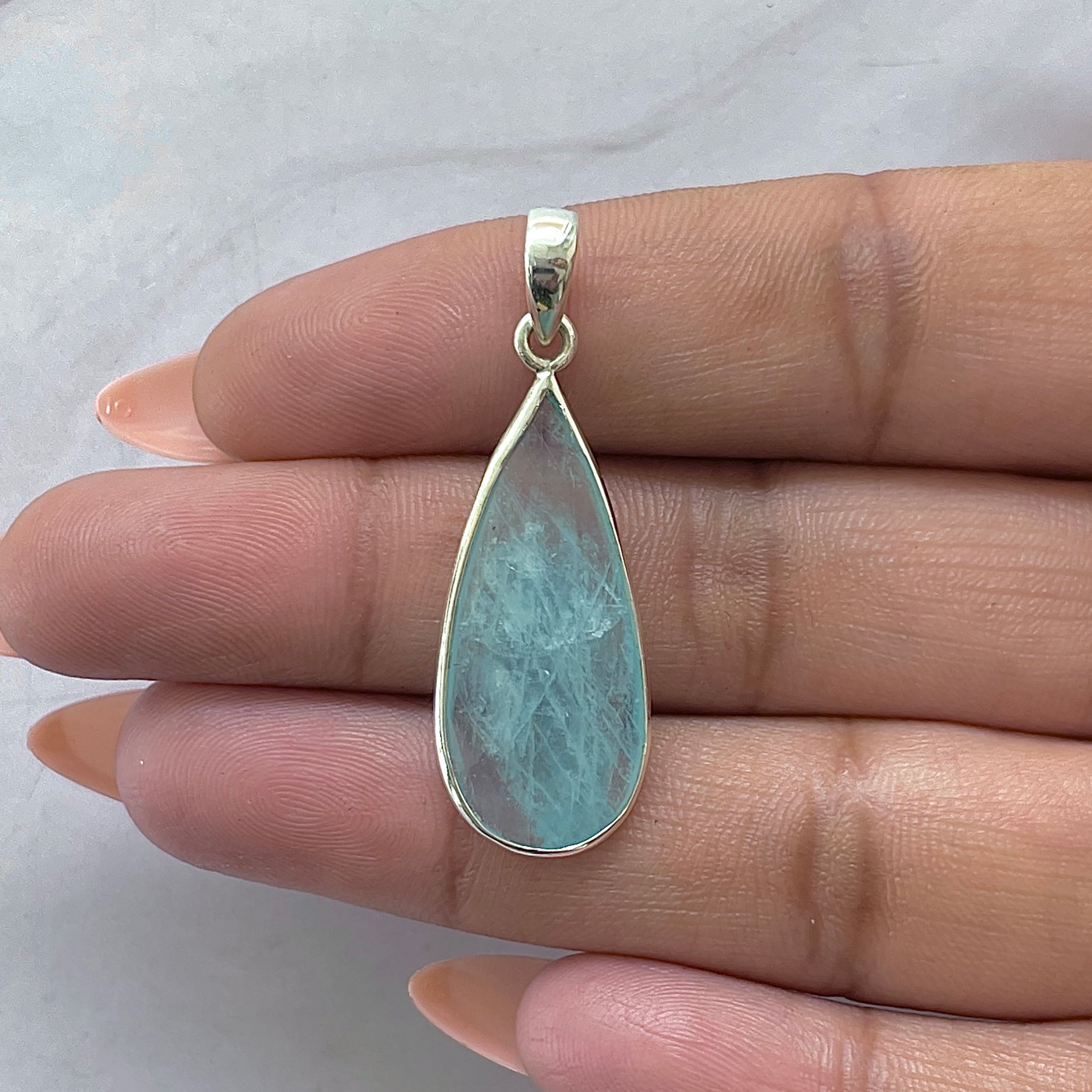 Aquamarine Pendant-(AQM-P-72.)