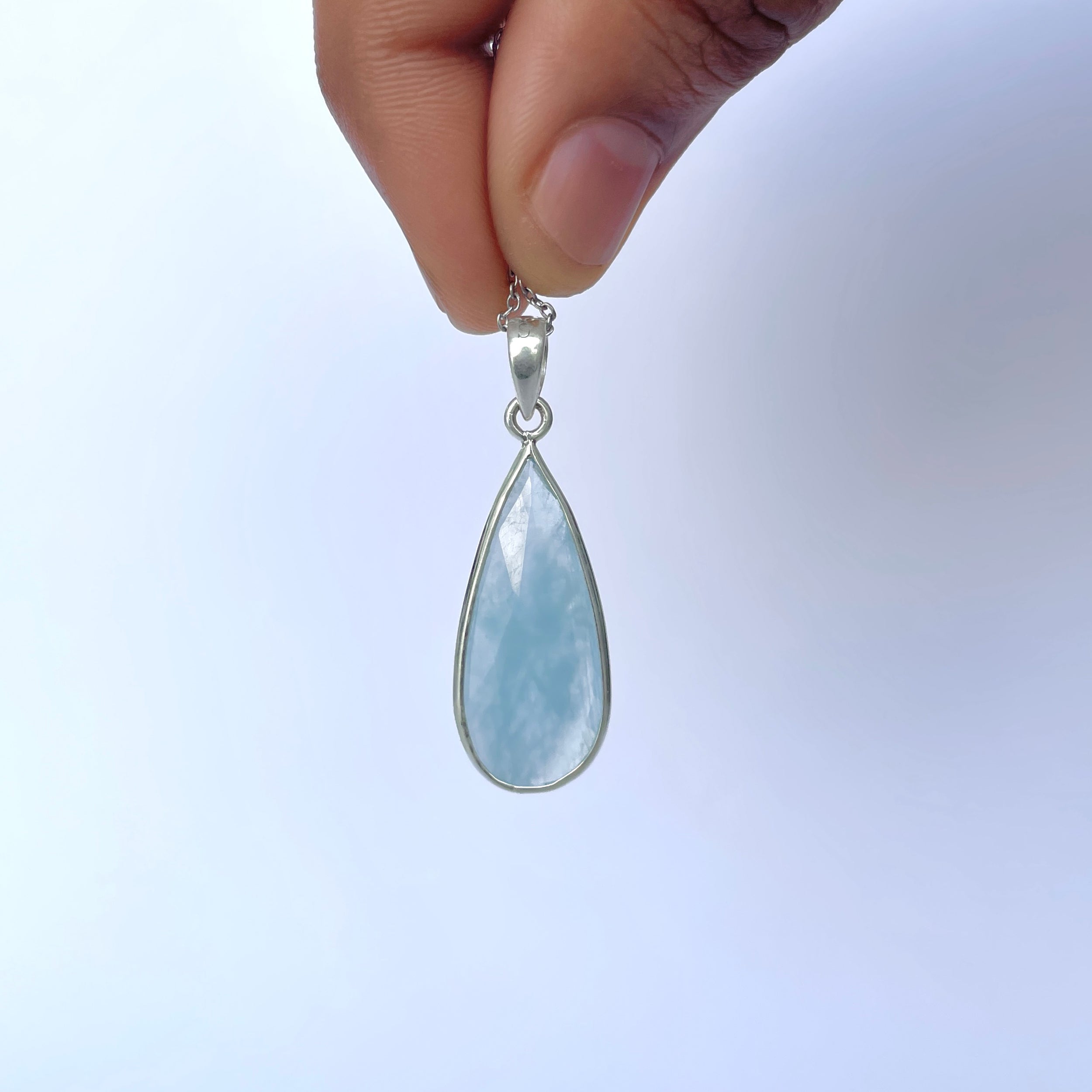 Aquamarine Pendant-(AQM-P-72.)