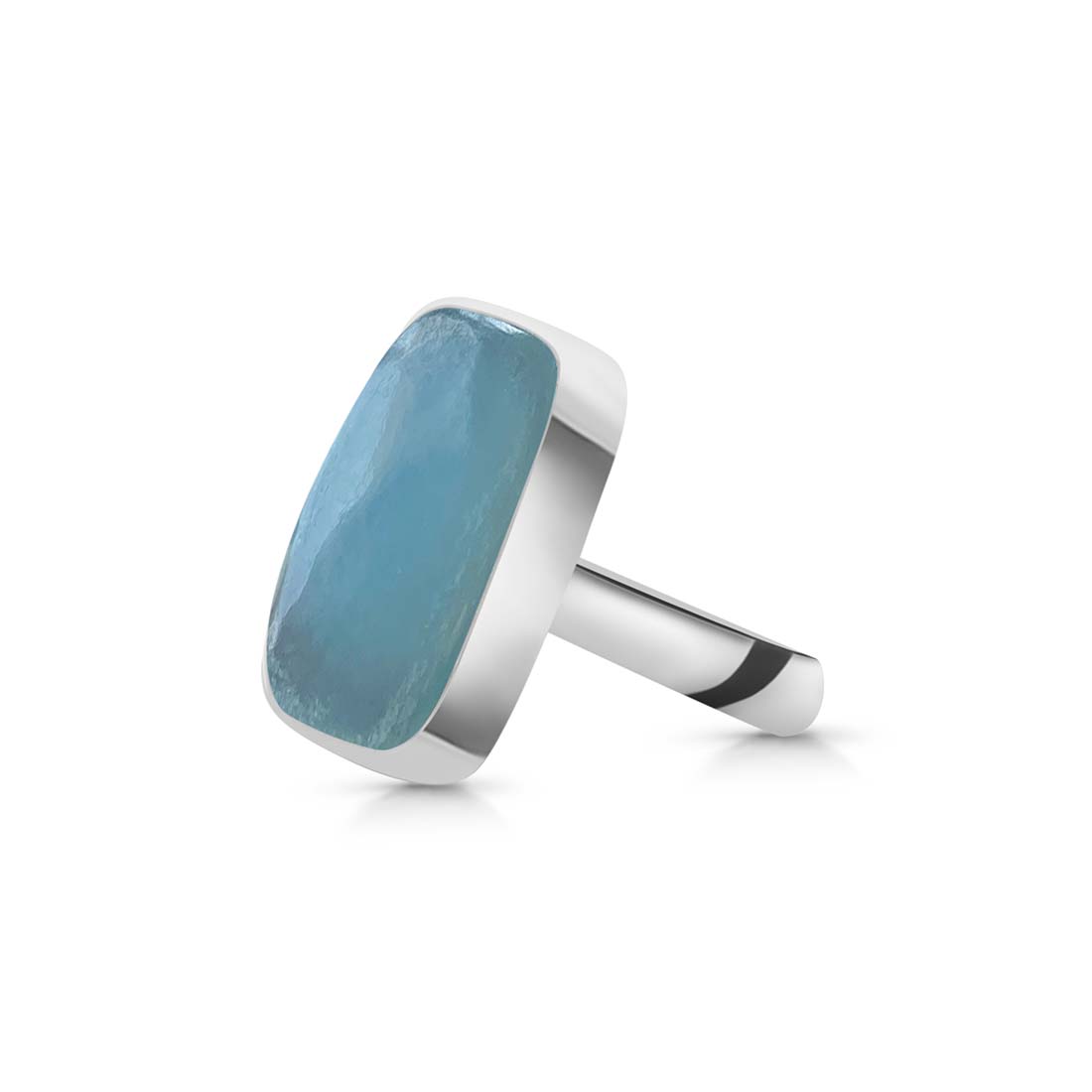 Aquamarine Adjustable Ring-(AQM-R-3.)
