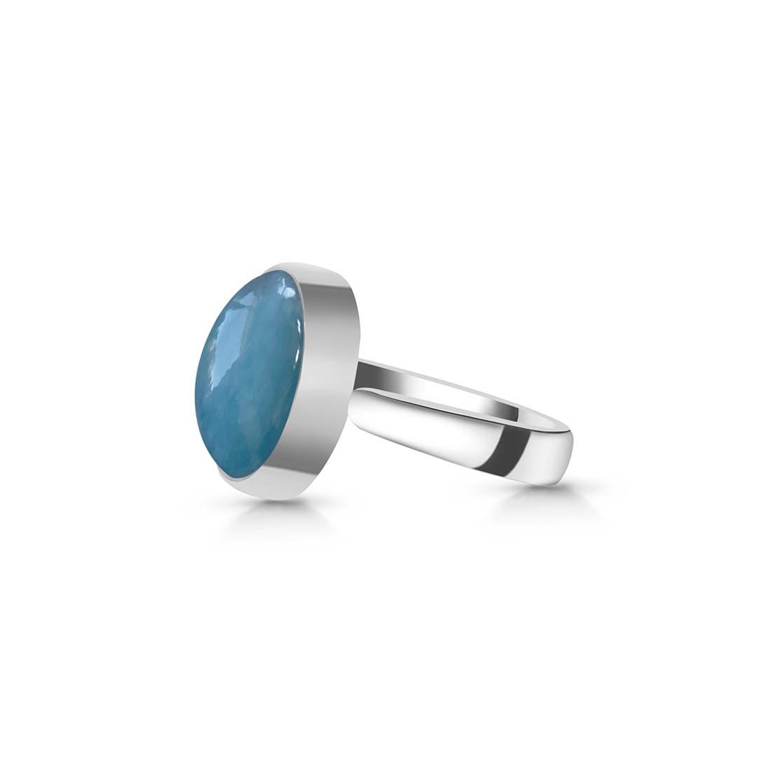 Aquamarine Adjustable Ring-(AQM-R-38.)