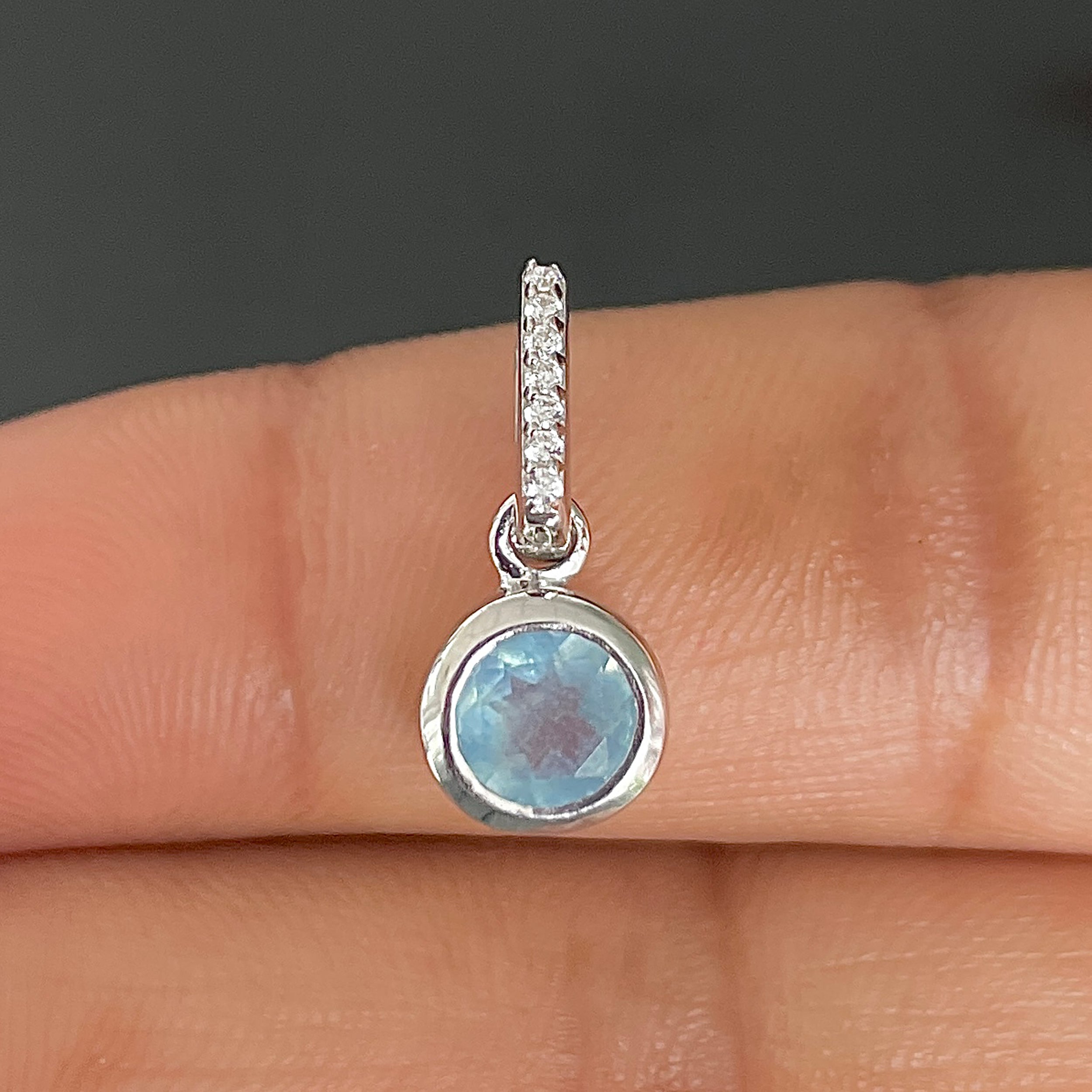 Aquamarine Pendant-(AQM-SP-958.)