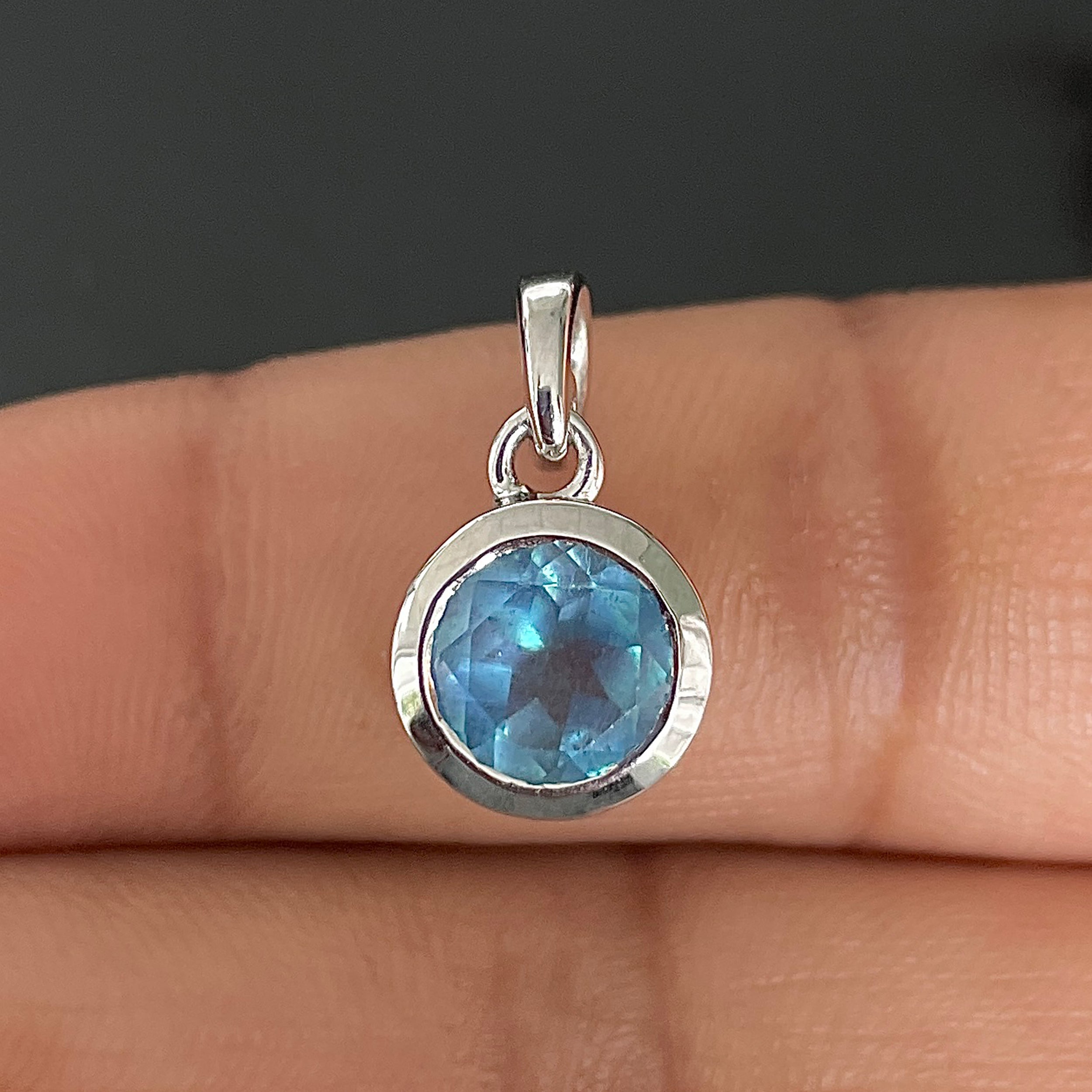 Aquamarine Pendant-(AQM-SP-960.)