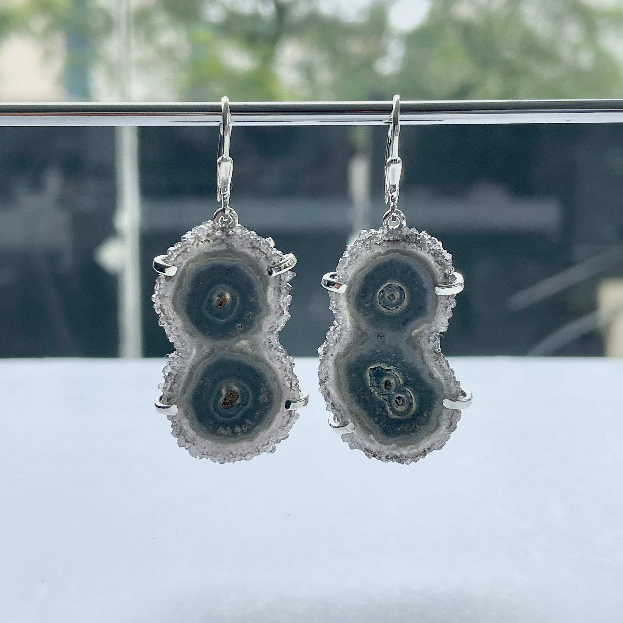 Amethyst Stalactite Earring-(ASL-E-11.)