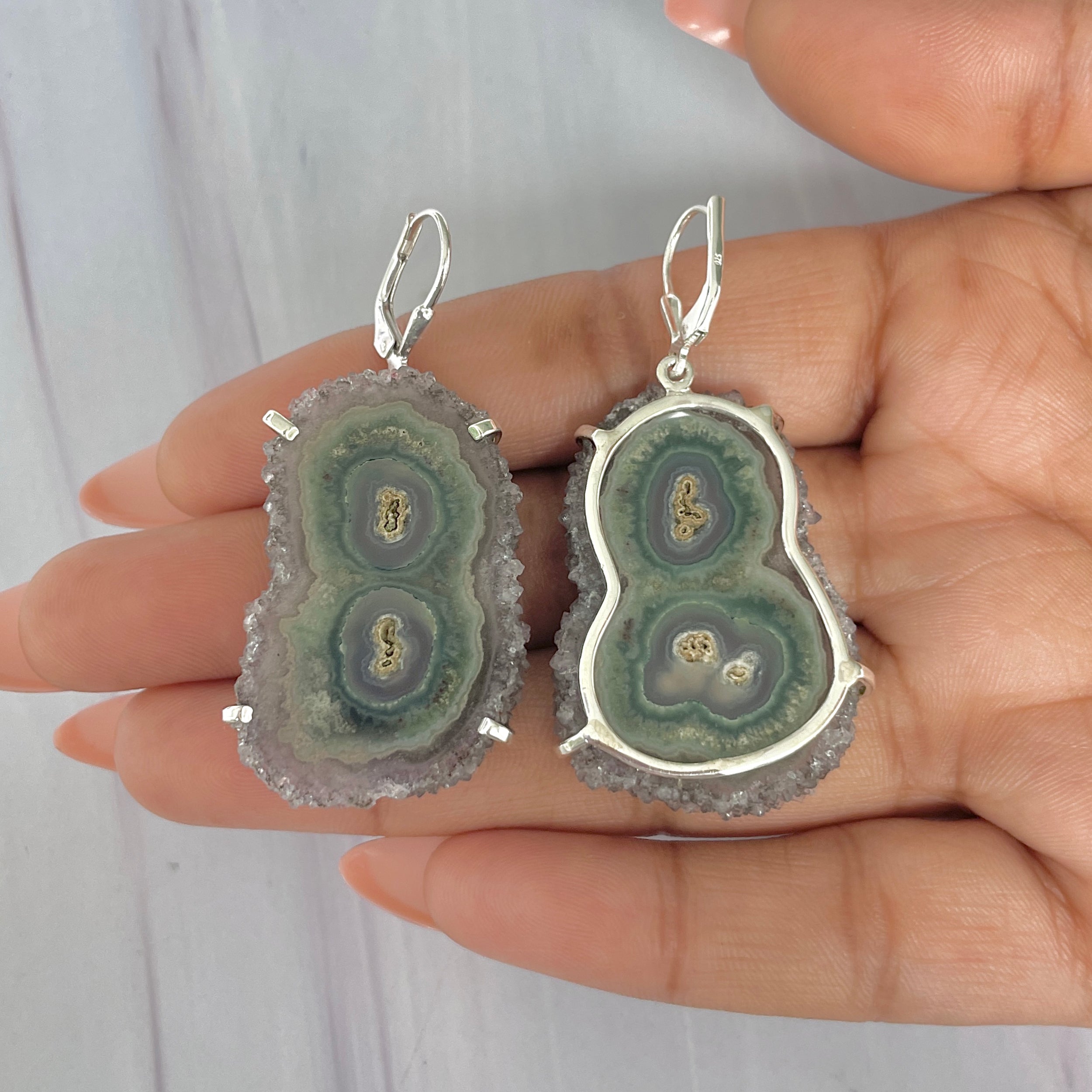 Amethyst Stalactite Earring-(ASL-E-12.)