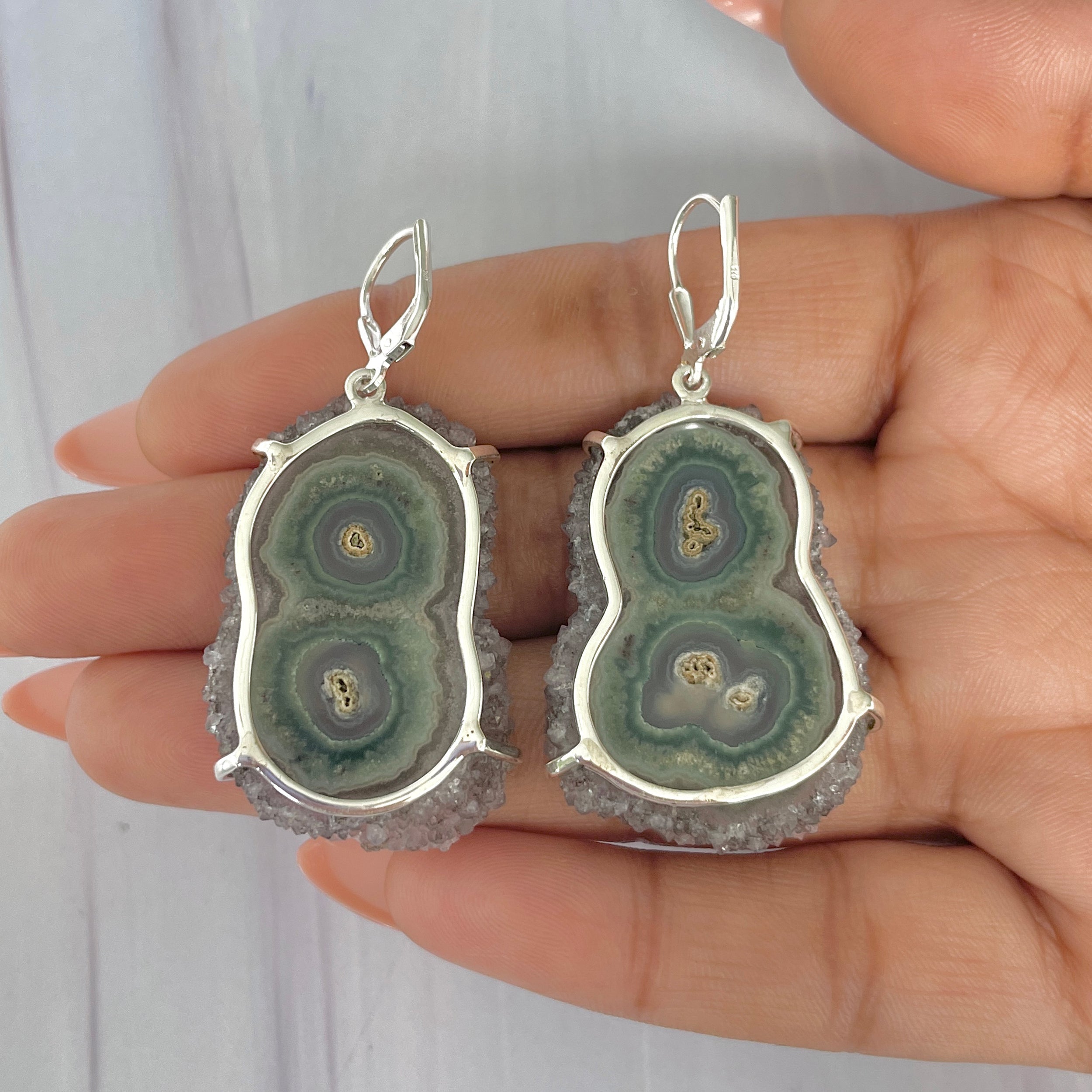 Amethyst Stalactite Earring-(ASL-E-12.)