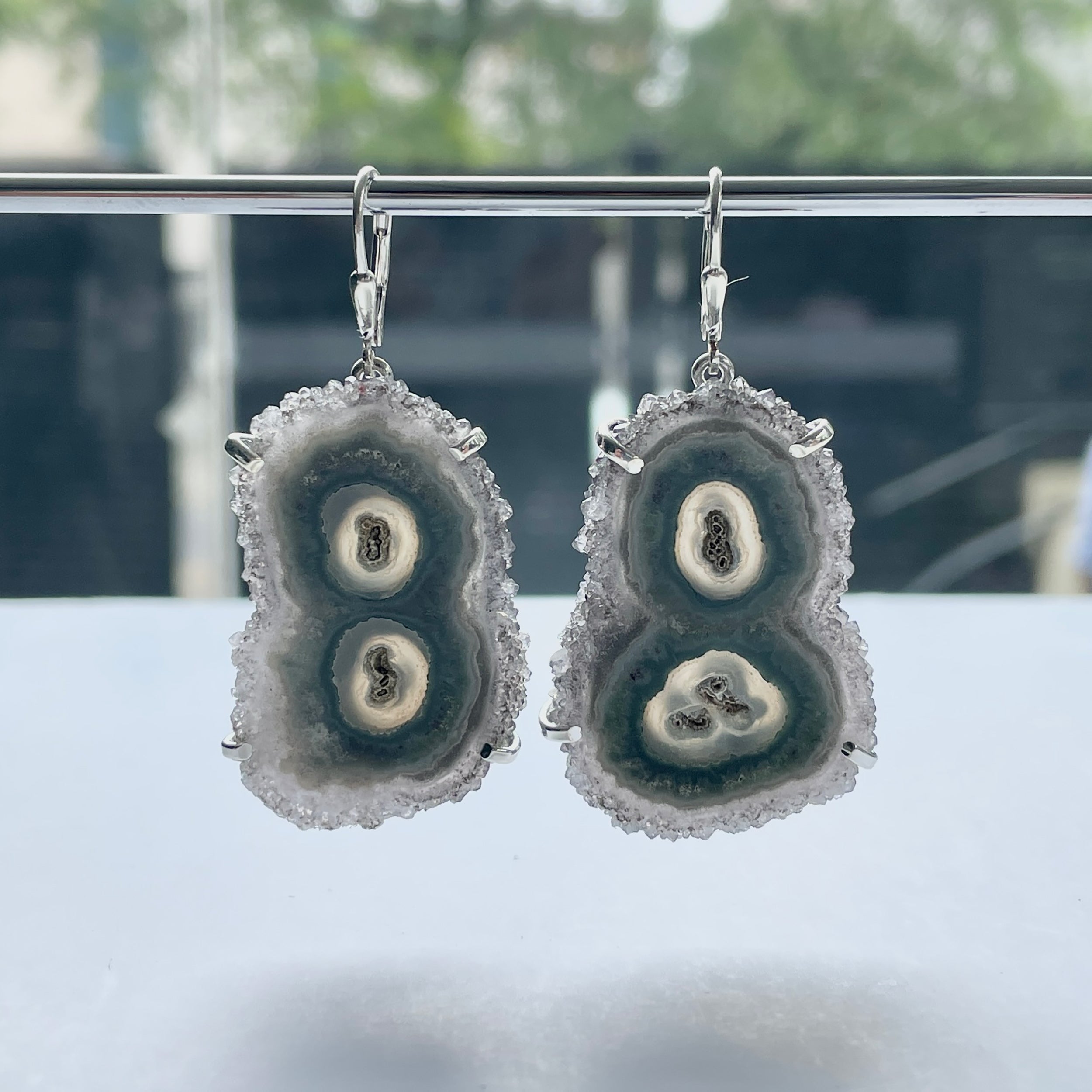 Amethyst Stalactite Earring-(ASL-E-12.)