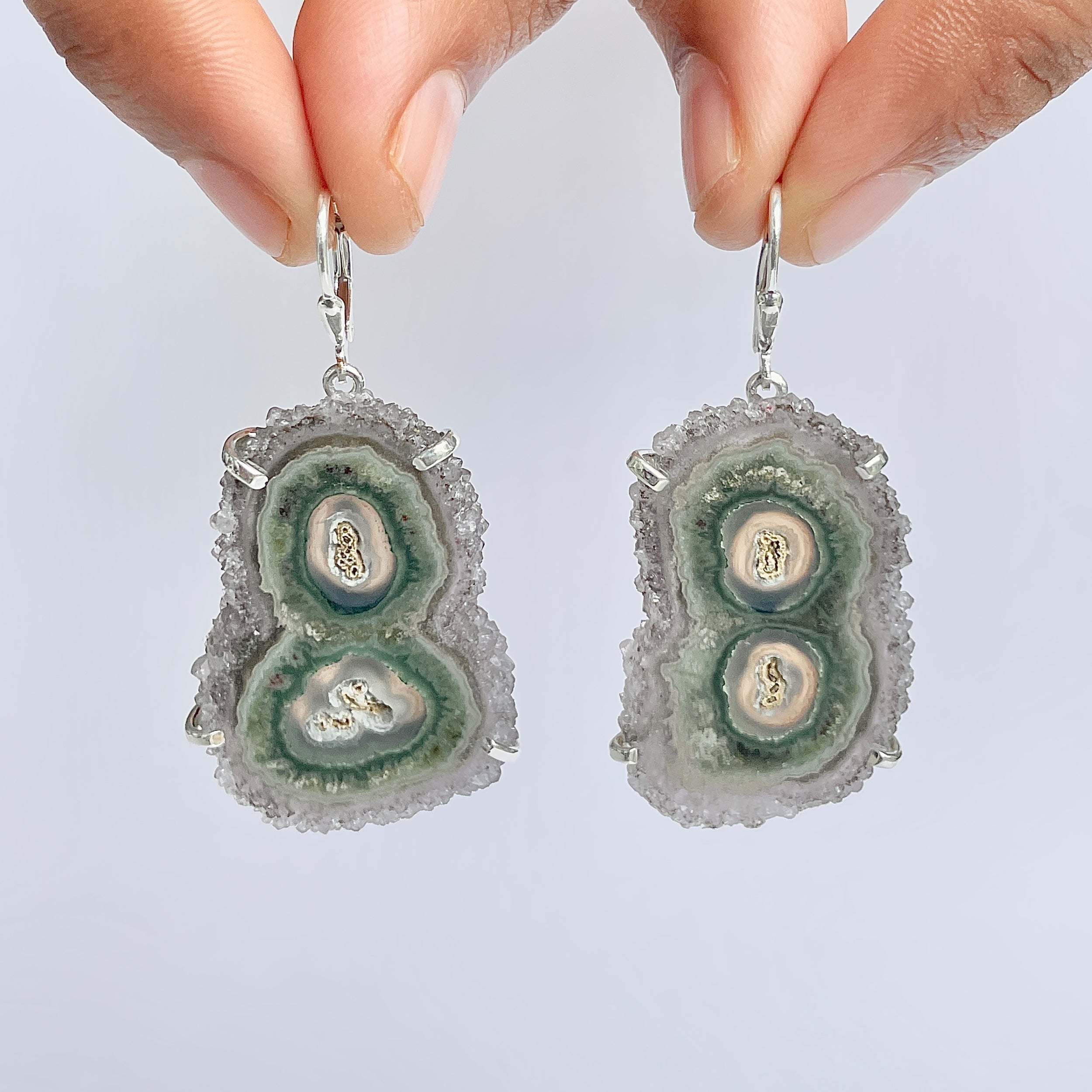 Amethyst Stalactite Earring-(ASL-E-12.)