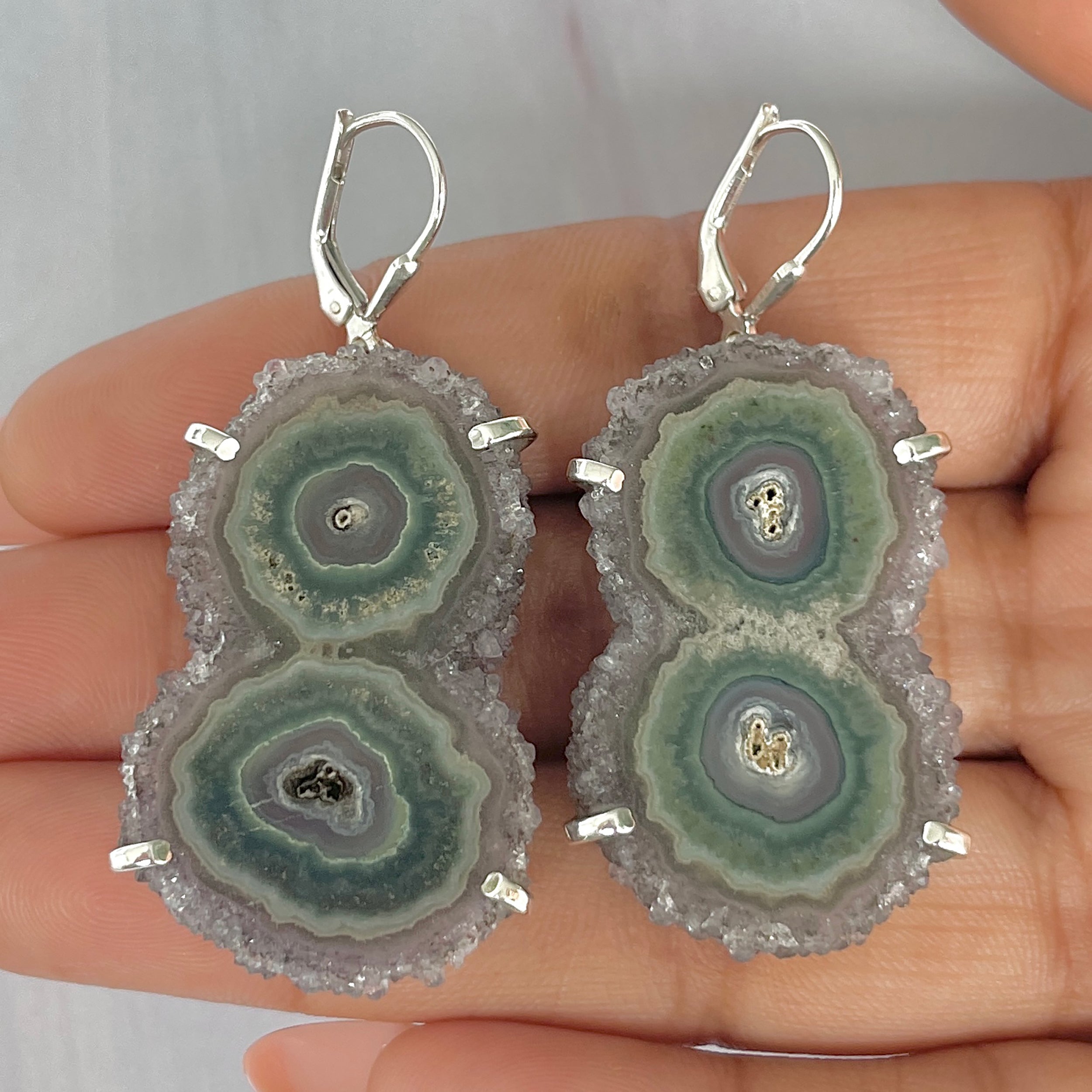 Amethyst Stalactite Earring-(ASL-E-13.)