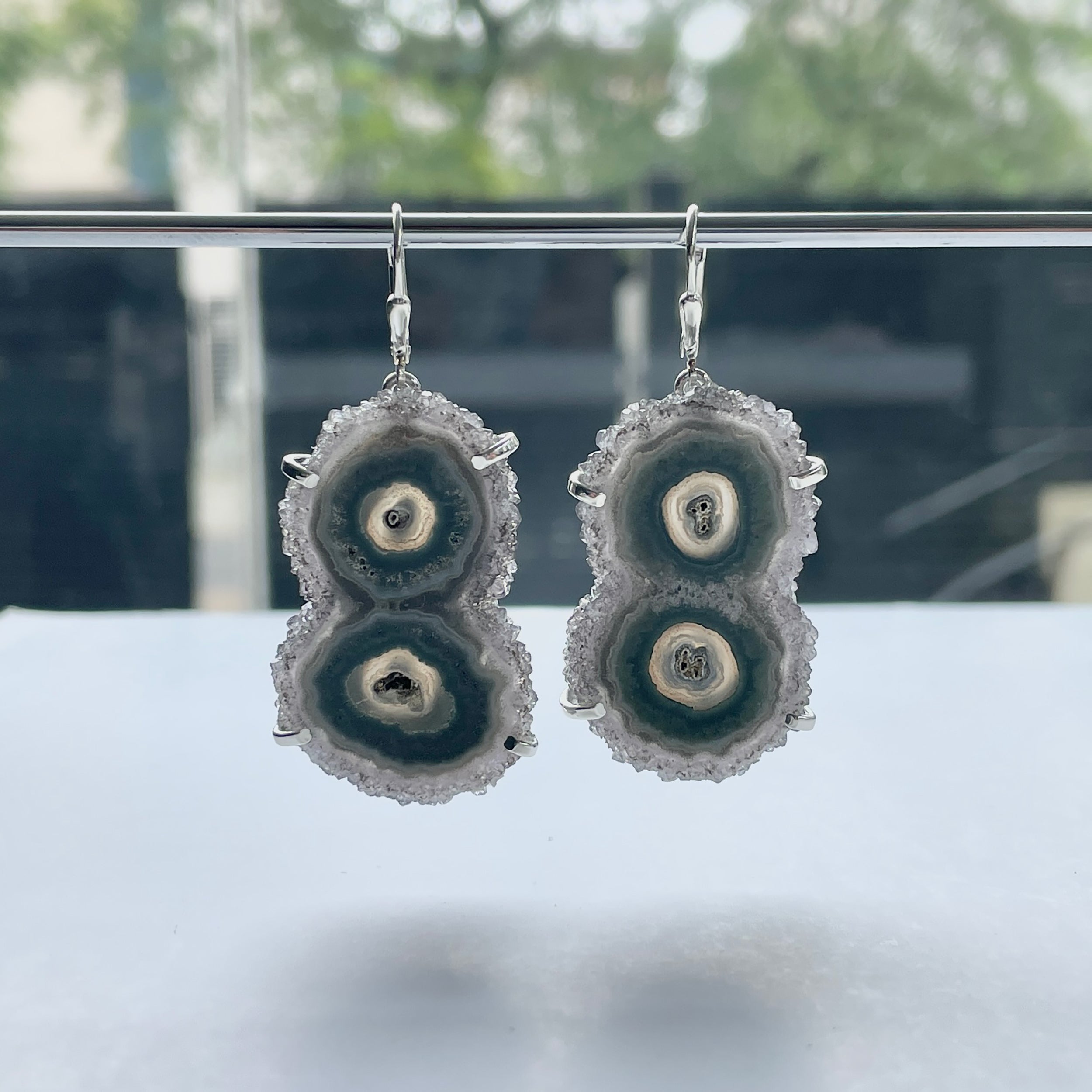 Amethyst Stalactite Earring-(ASL-E-13.)