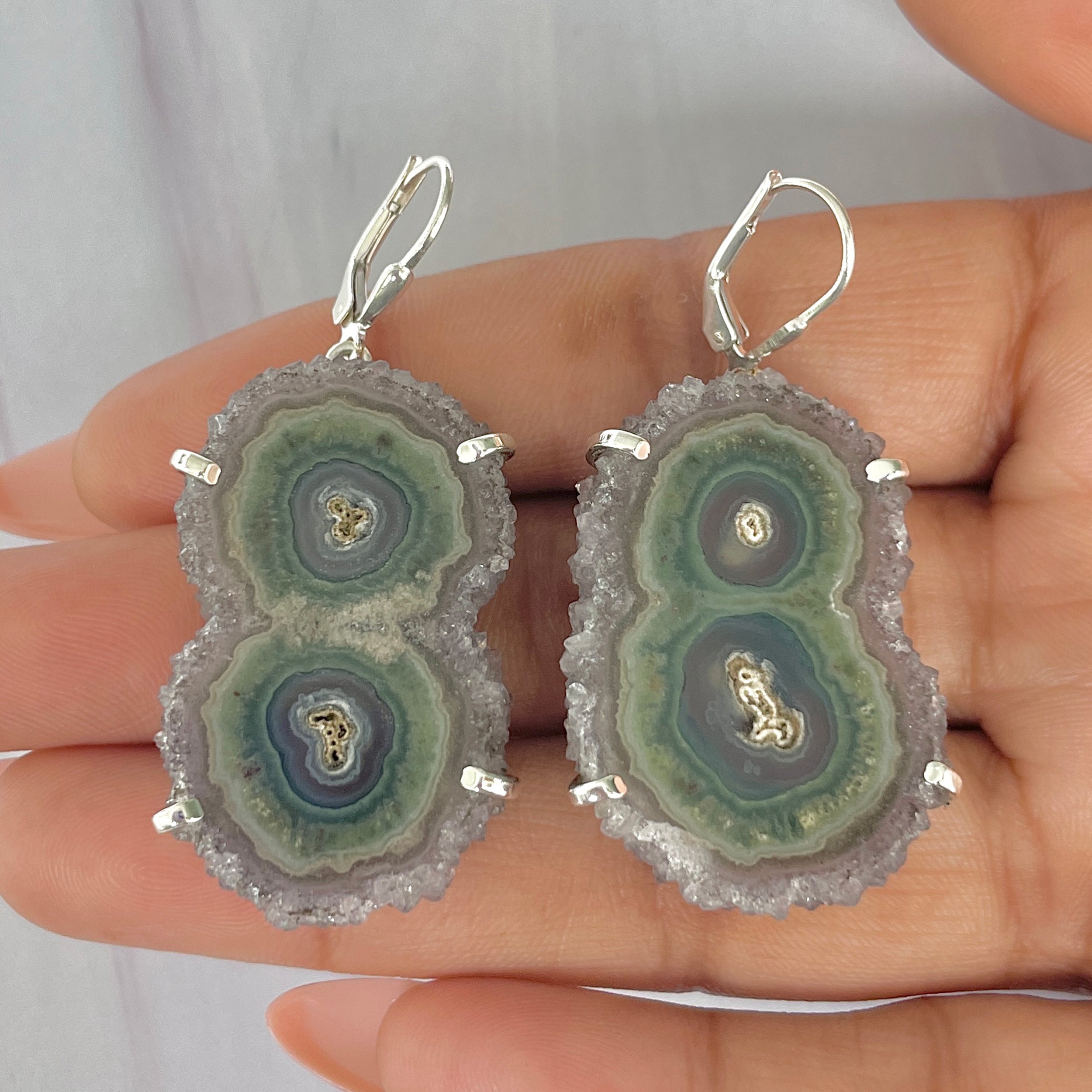 Amethyst Stalactite Earring-(ASL-E-14.)
