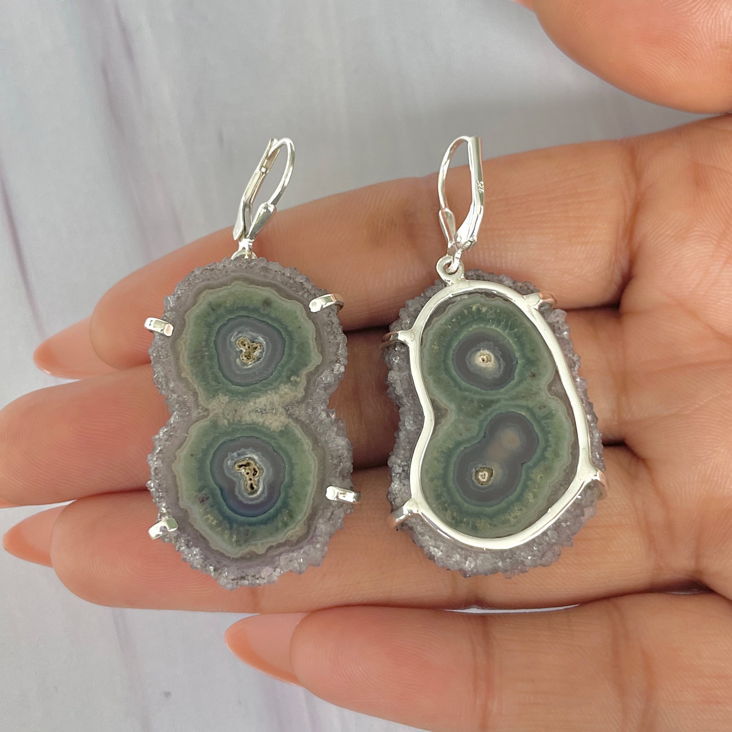 Amethyst Stalactite Earring-(ASL-E-14.)