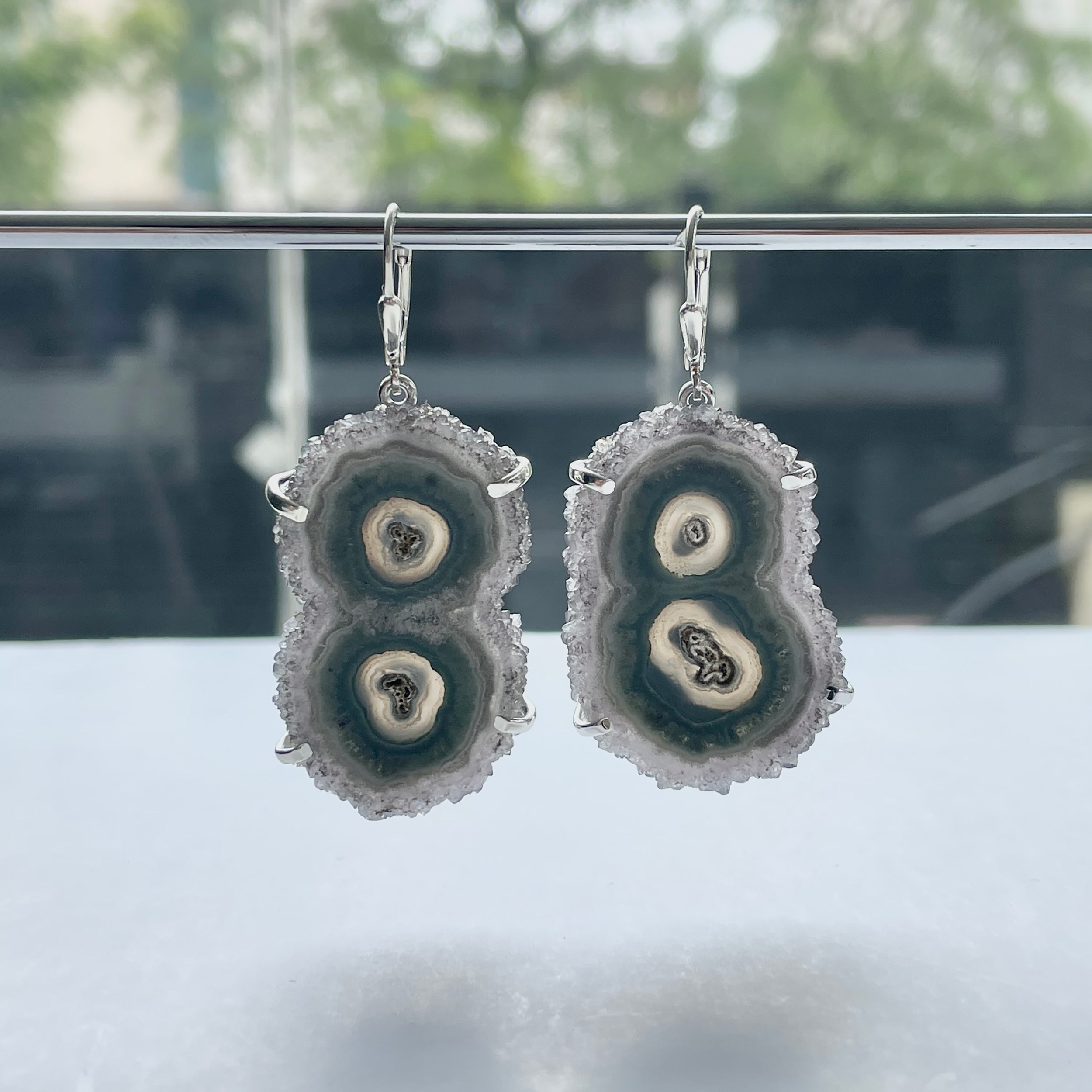 Amethyst Stalactite Earring-(ASL-E-14.)