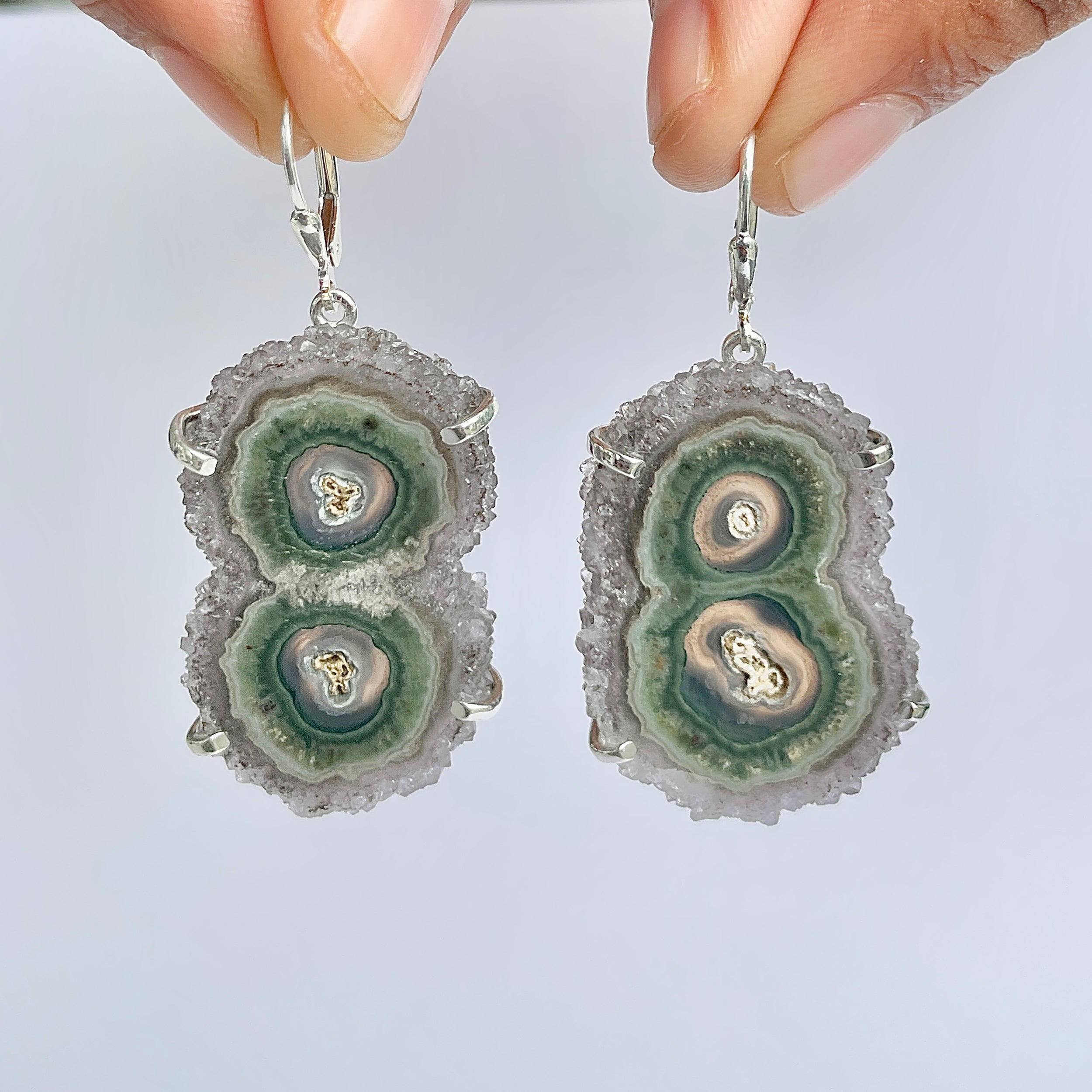 Amethyst Stalactite Earring-(ASL-E-14.)