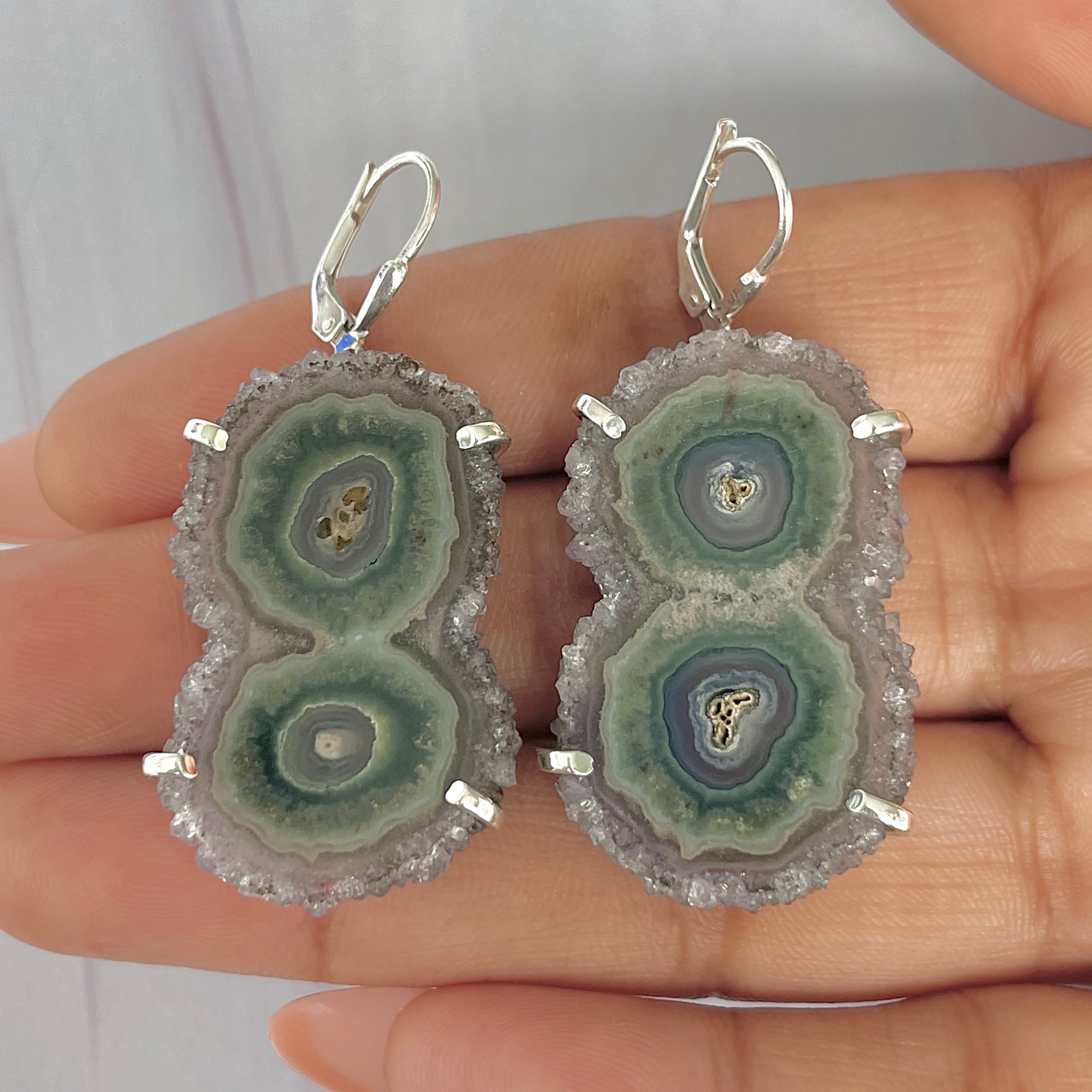 Amethyst Stalactite Earring-(ASL-E-15.)