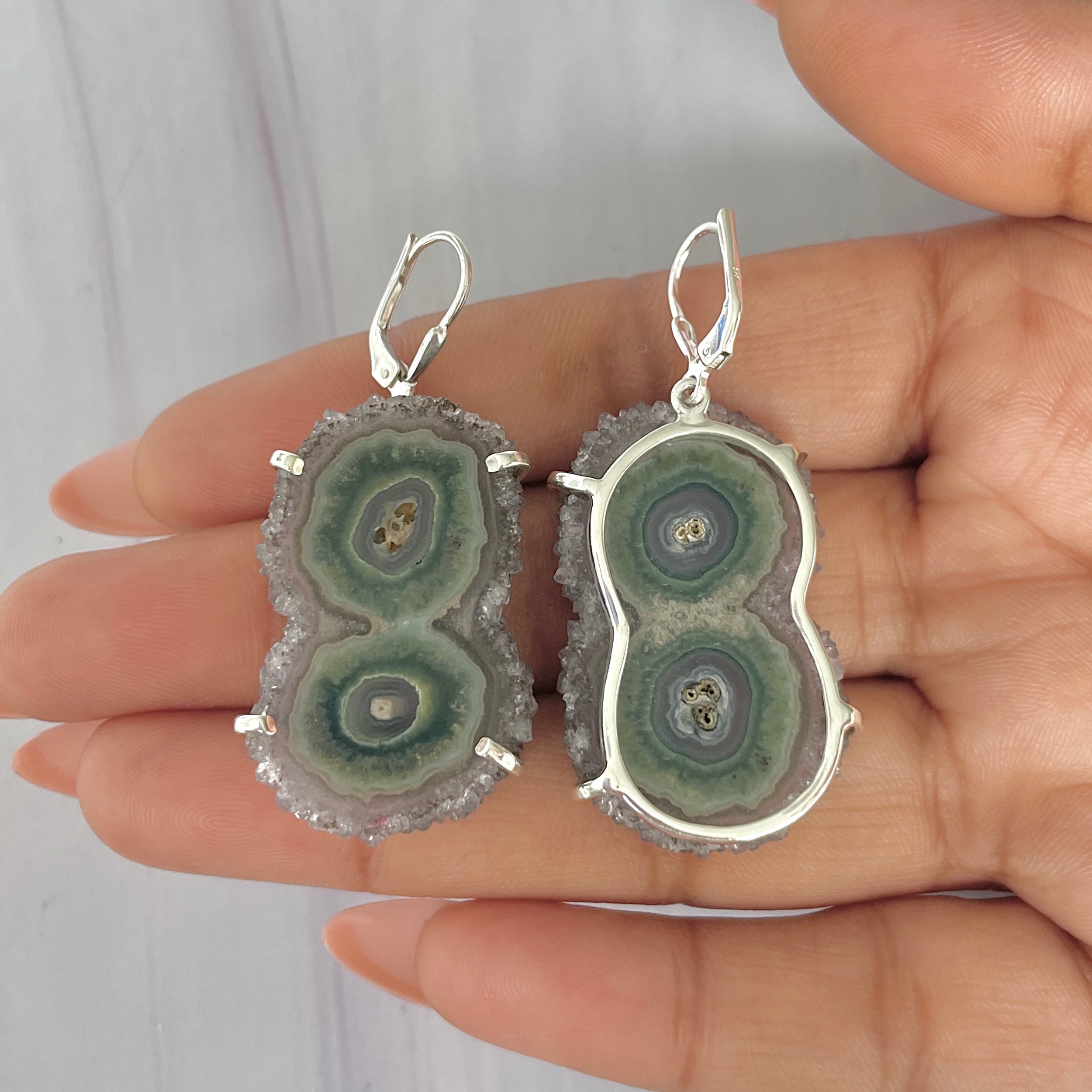 Amethyst Stalactite Earring-(ASL-E-15.)