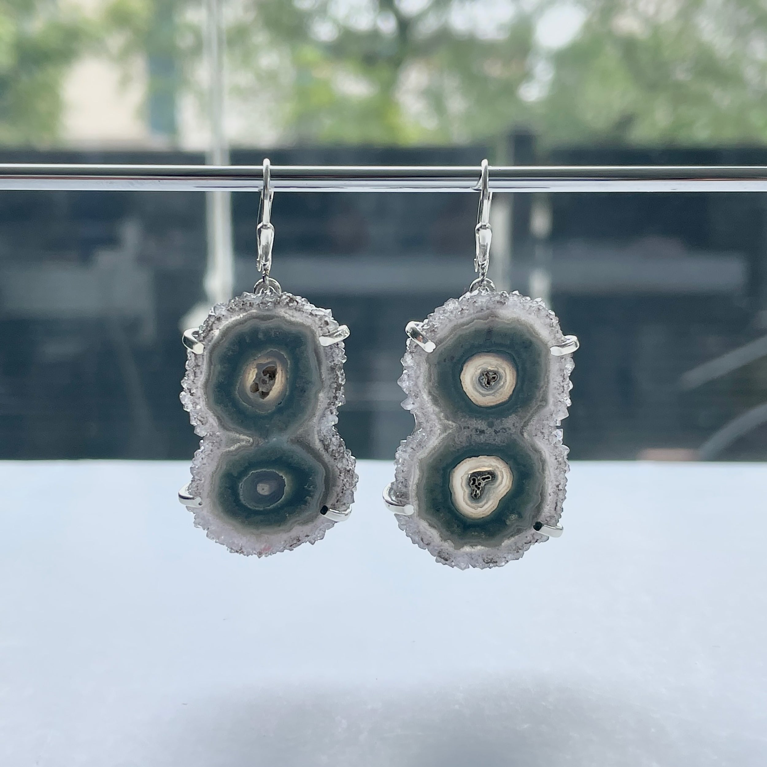 Amethyst Stalactite Earring-(ASL-E-15.)