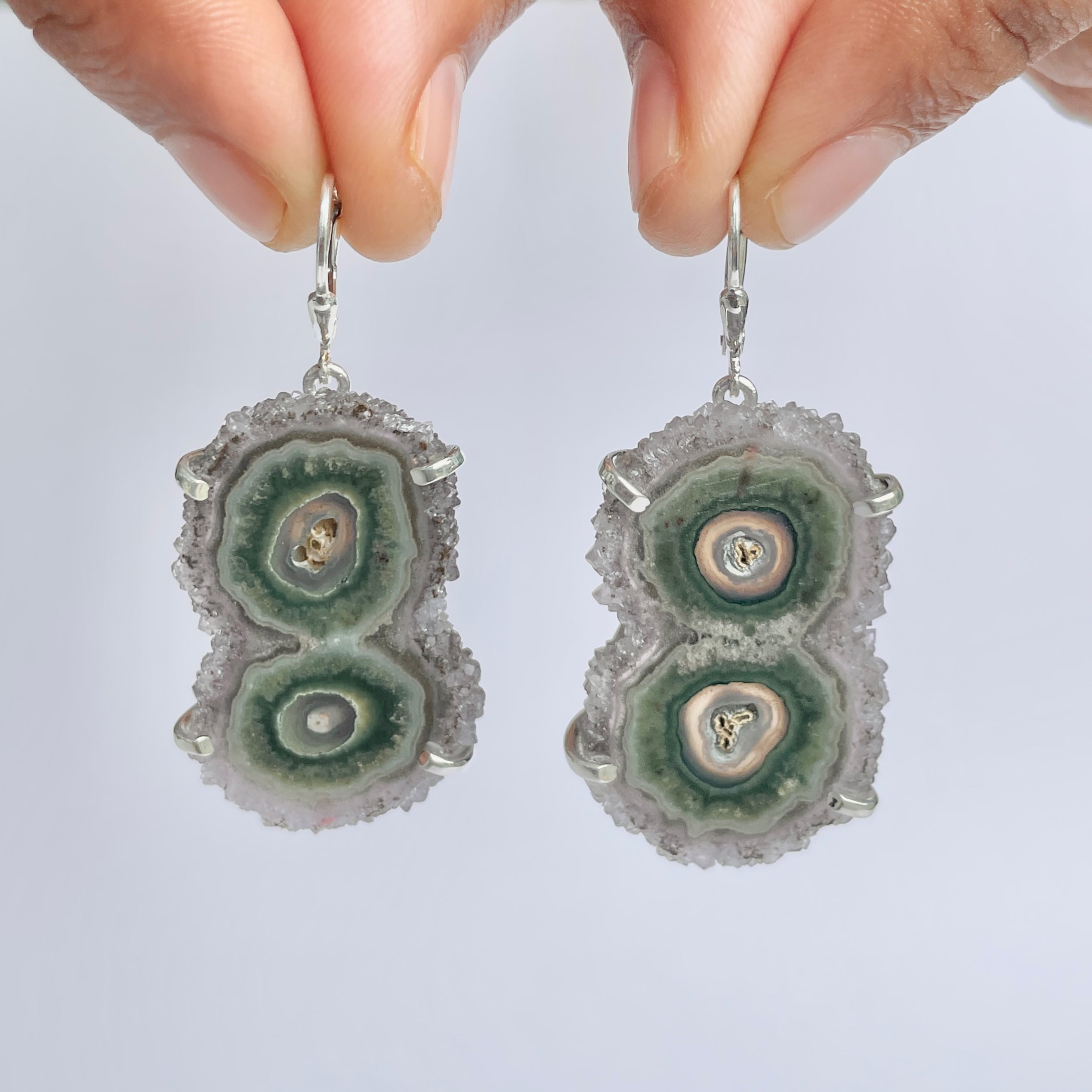 Amethyst Stalactite Earring-(ASL-E-15.)