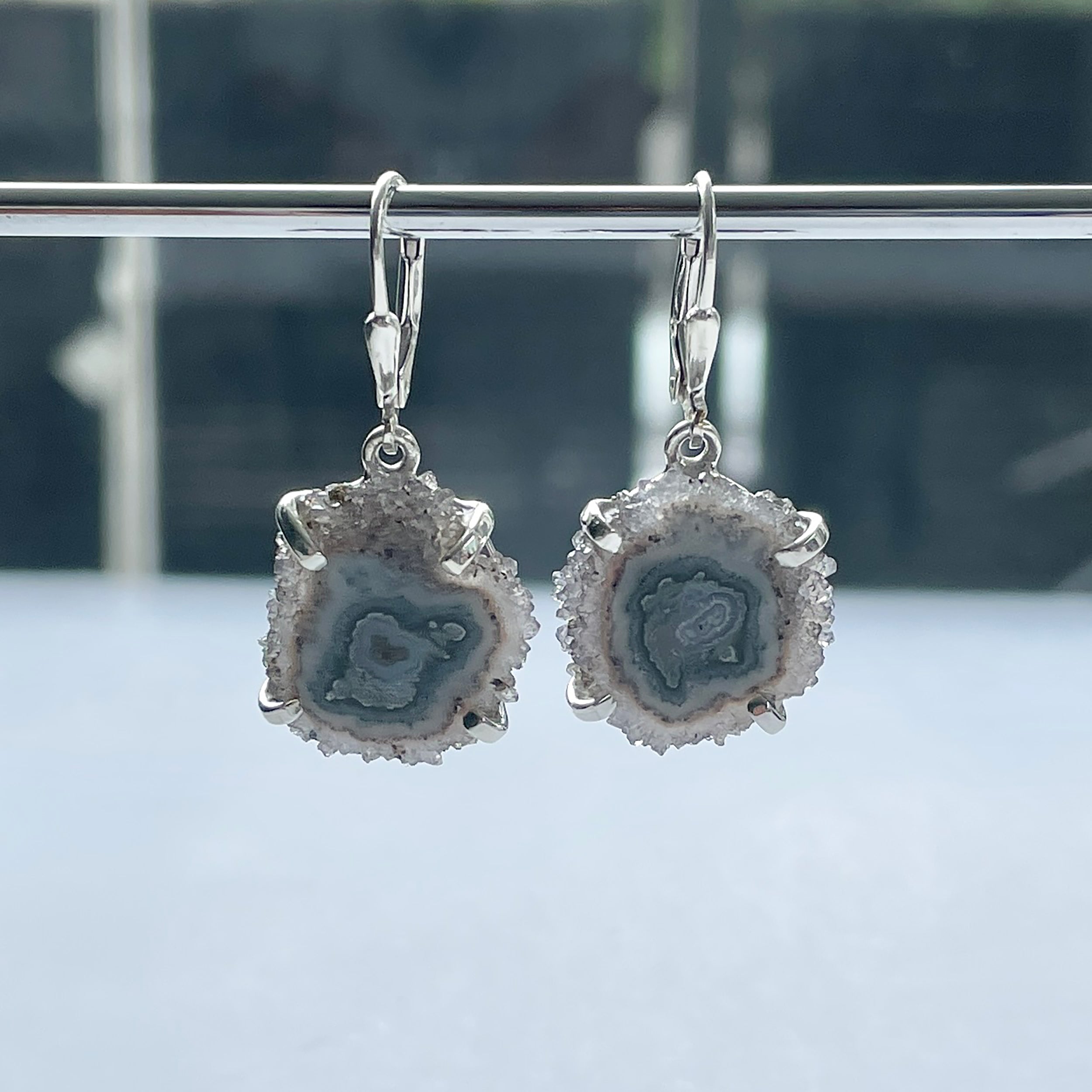 Amethyst Stalactite Earring-(ASL-E-16.)