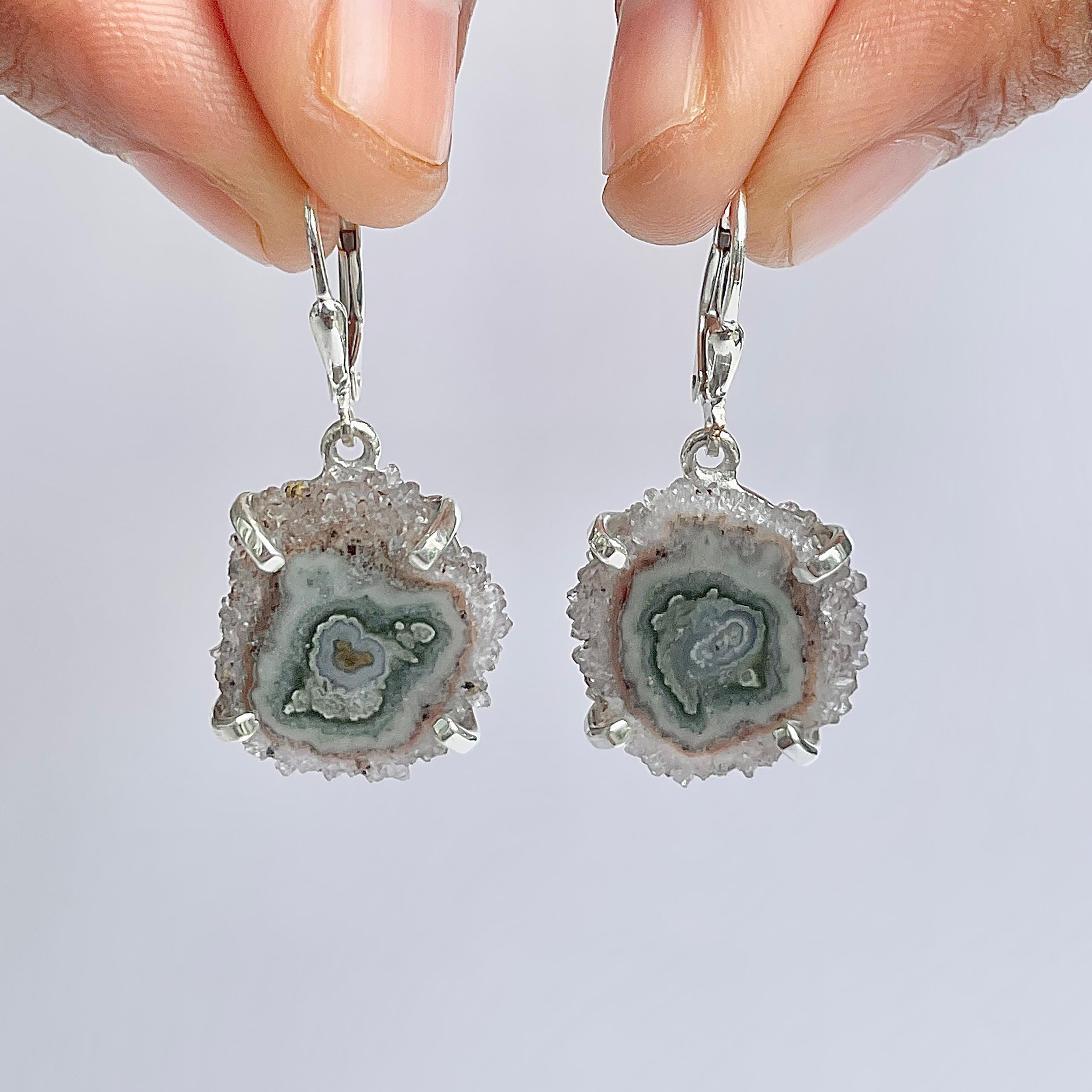 Amethyst Stalactite Earring-(ASL-E-16.)