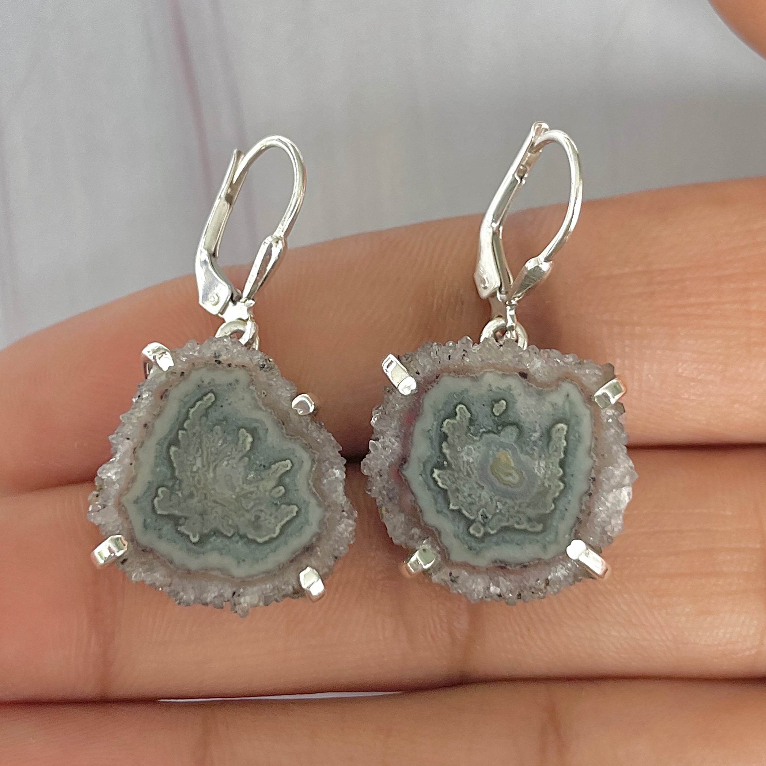 Amethyst Stalactite Earring-(ASL-E-17.)