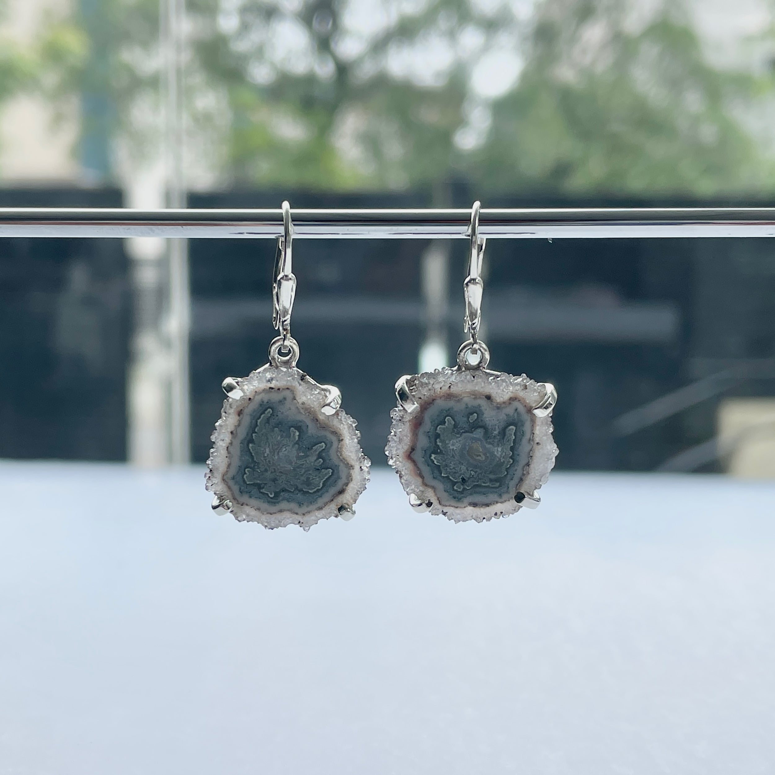 Amethyst Stalactite Earring-(ASL-E-17.)